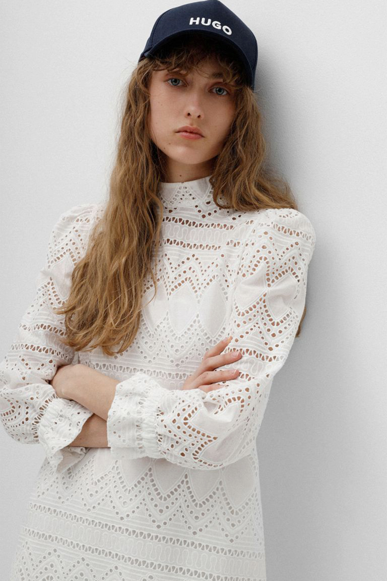 Жіноча біла сукня HUGO 50467578;102