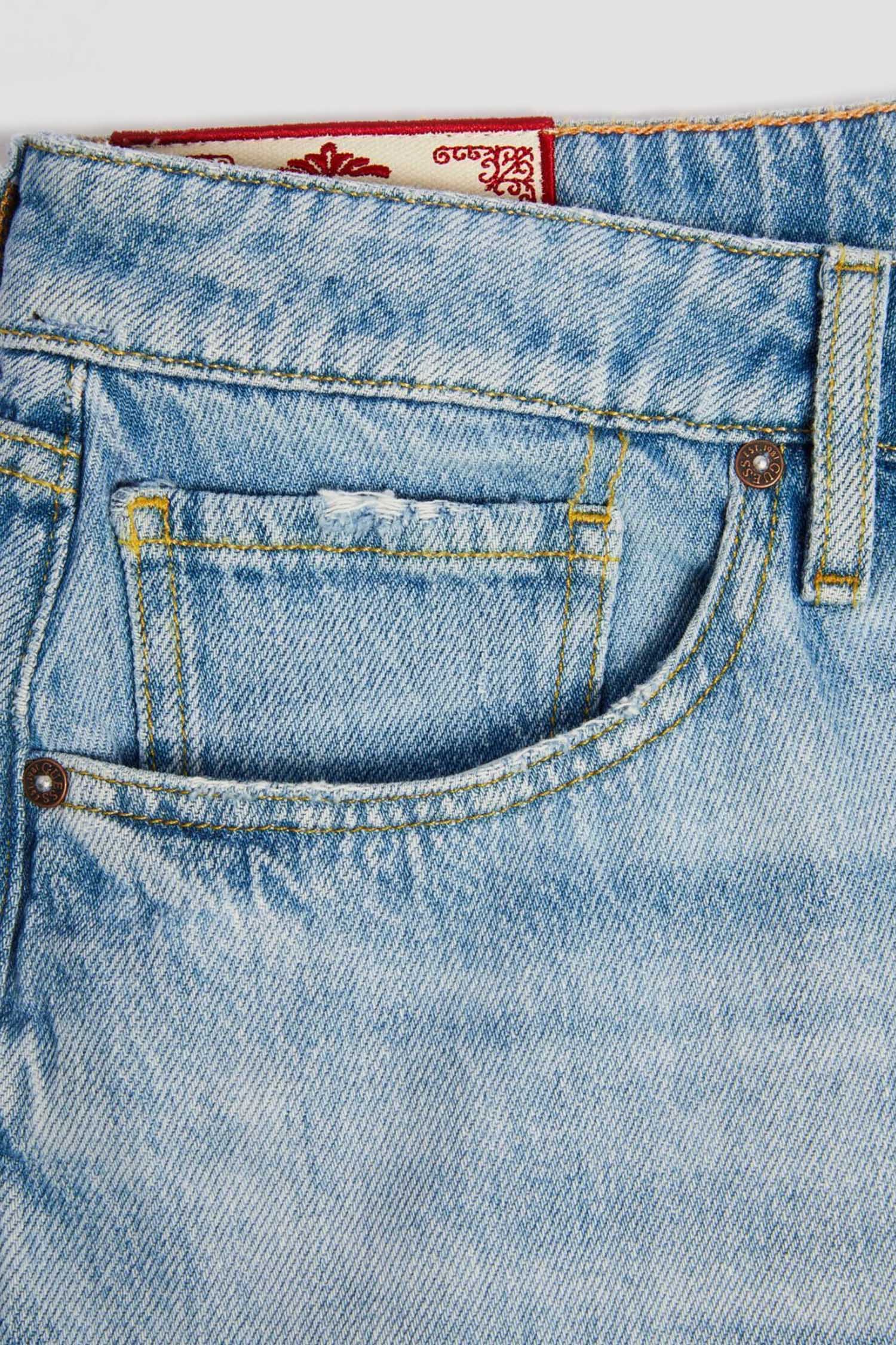 Мужские голубые джинсовые шорты Guess M3GD27.D4Z62;THMI