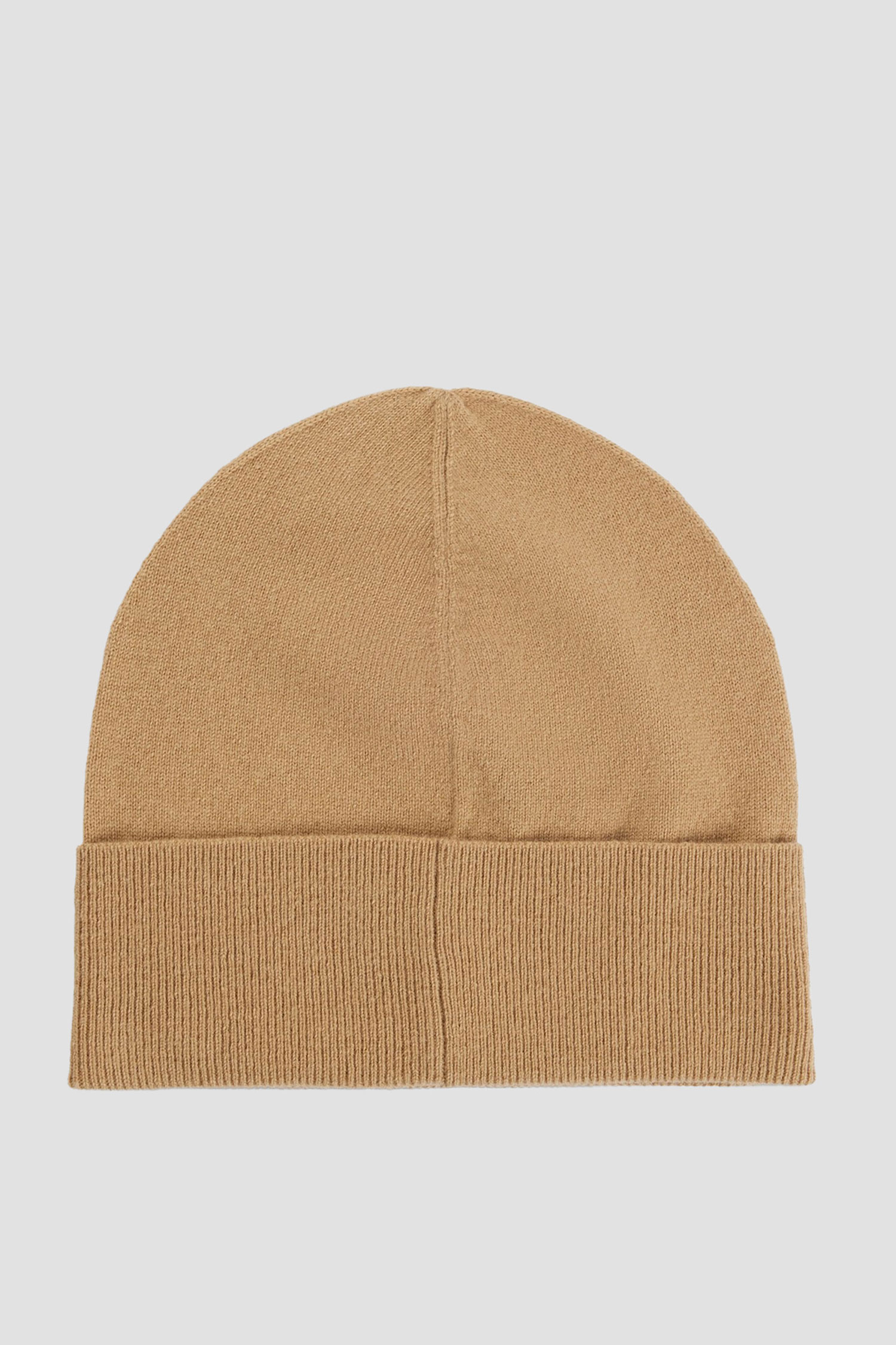 Женская бежевая шерстяная шапка BOSS 50524276;260