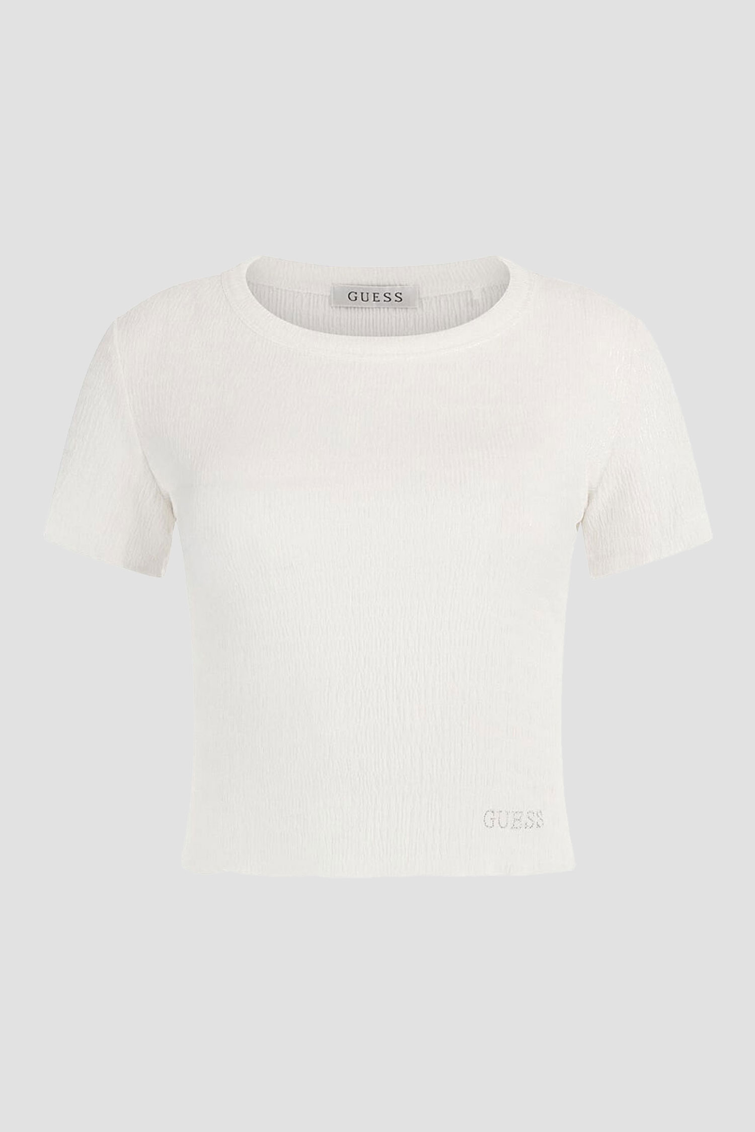 Женский белый топ Guess W3GP34.KBQI0;G011