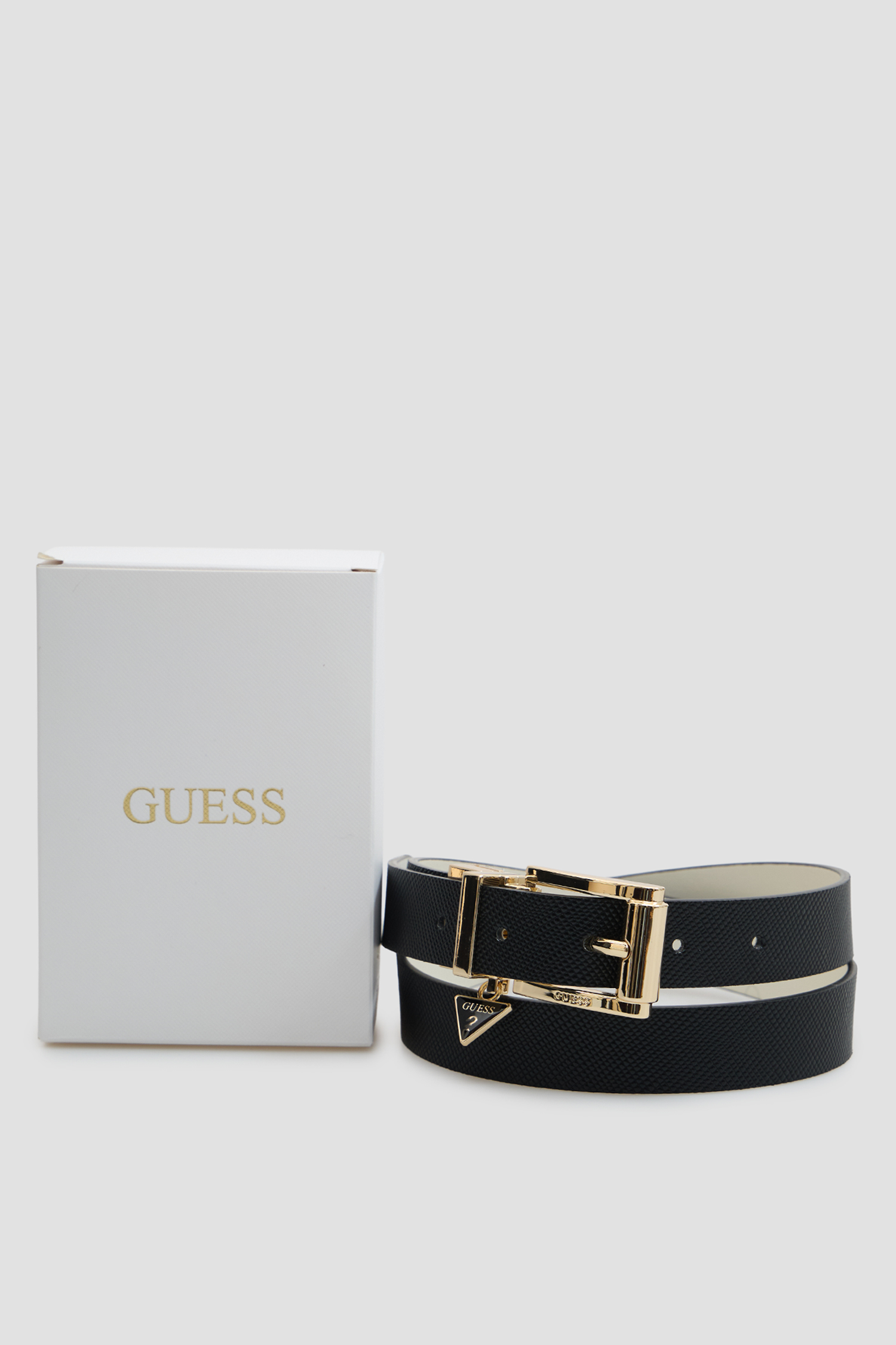 Женский двусторонний ремень Guess BW9355.P6225;BLA