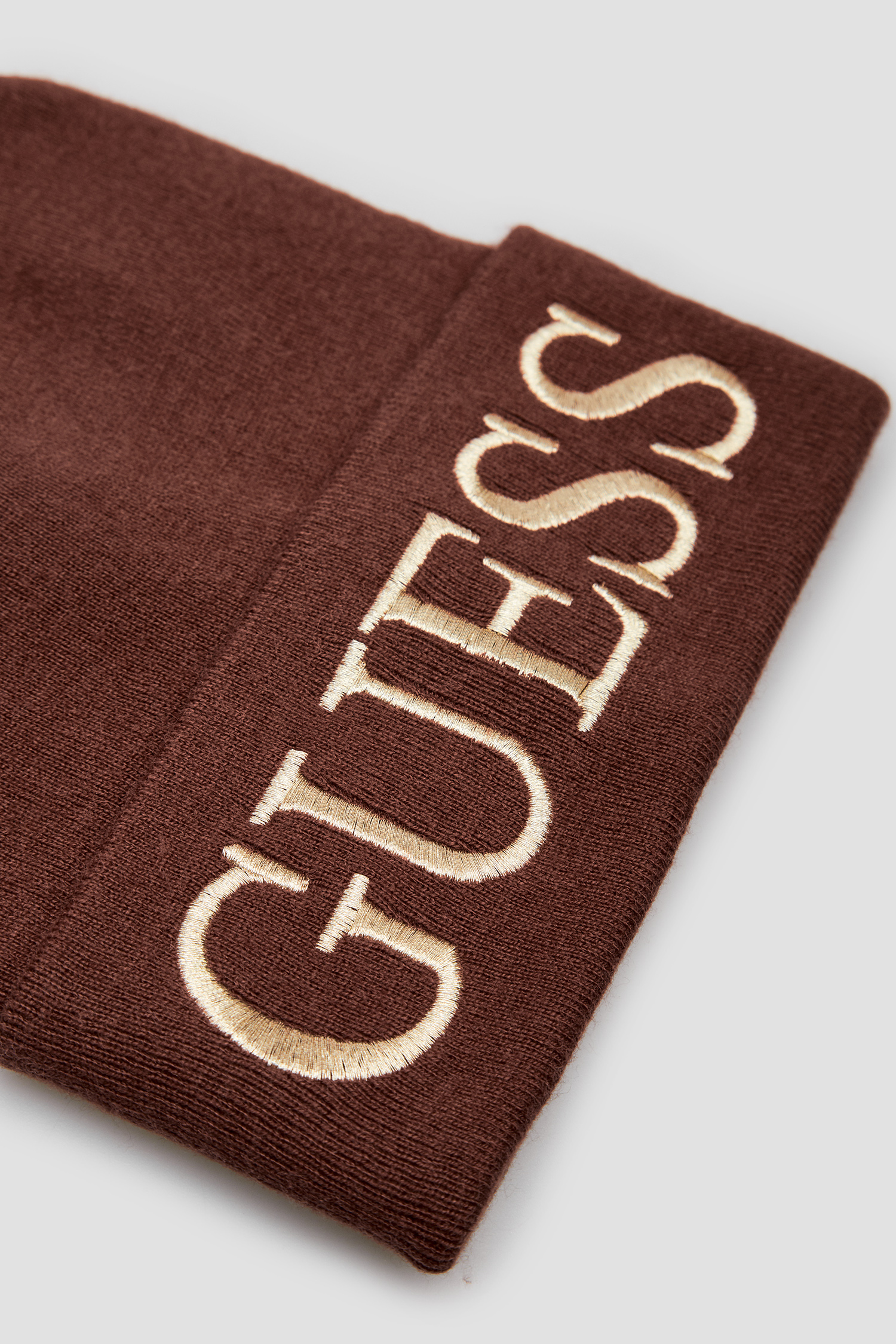 Жіноча коричнева шапка Guess AW8728.WOL01;WKY