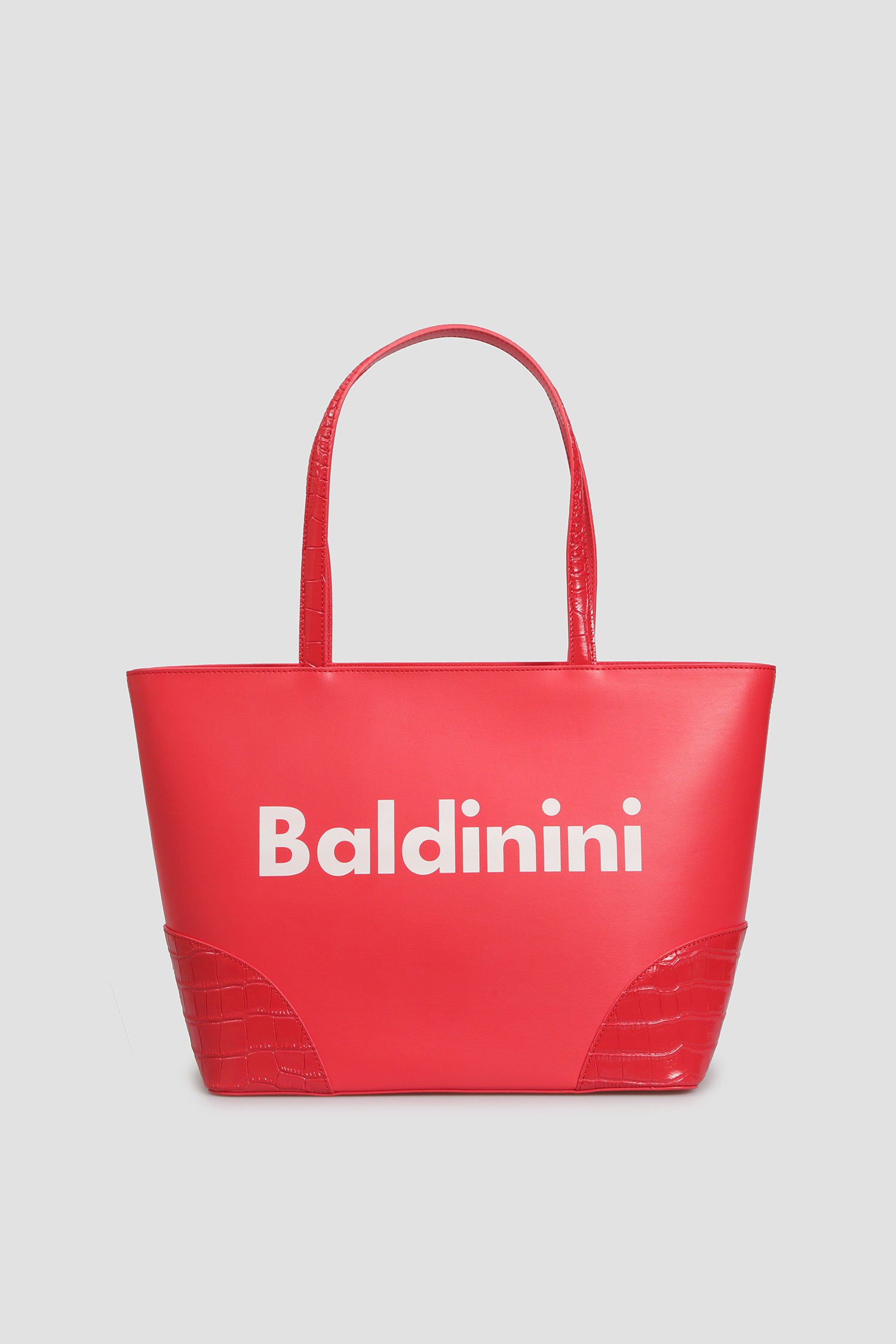 Женская красная кожаная сумка Baldinini G3I004;060