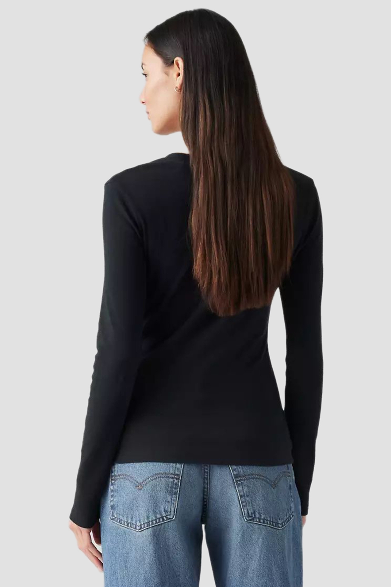 Жіночий чорний лонгслів Levi’s® 000KL;0001