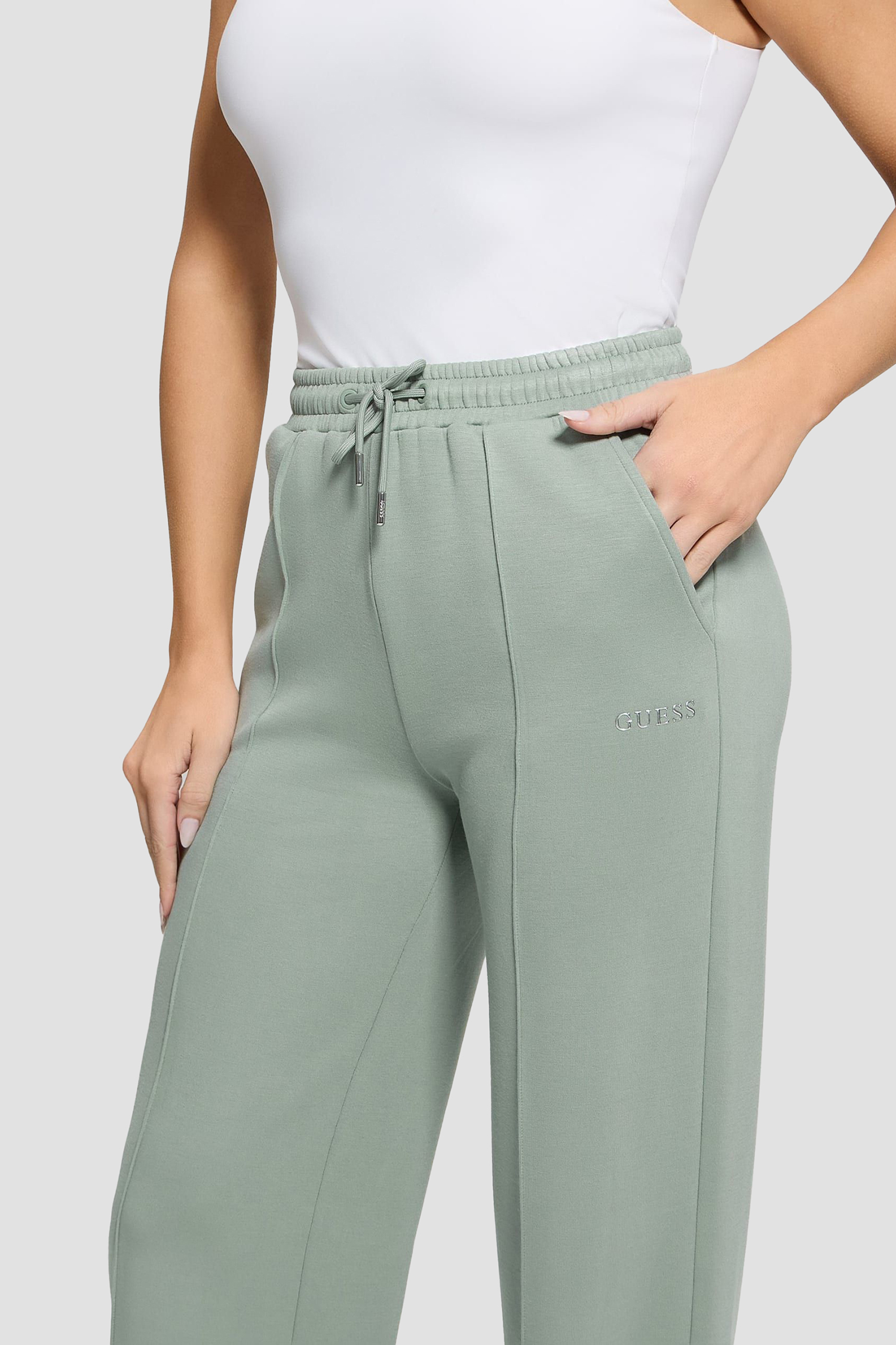 Жіночі зелені спортивні штани Guess V5RB19.KCOB2;G8CW