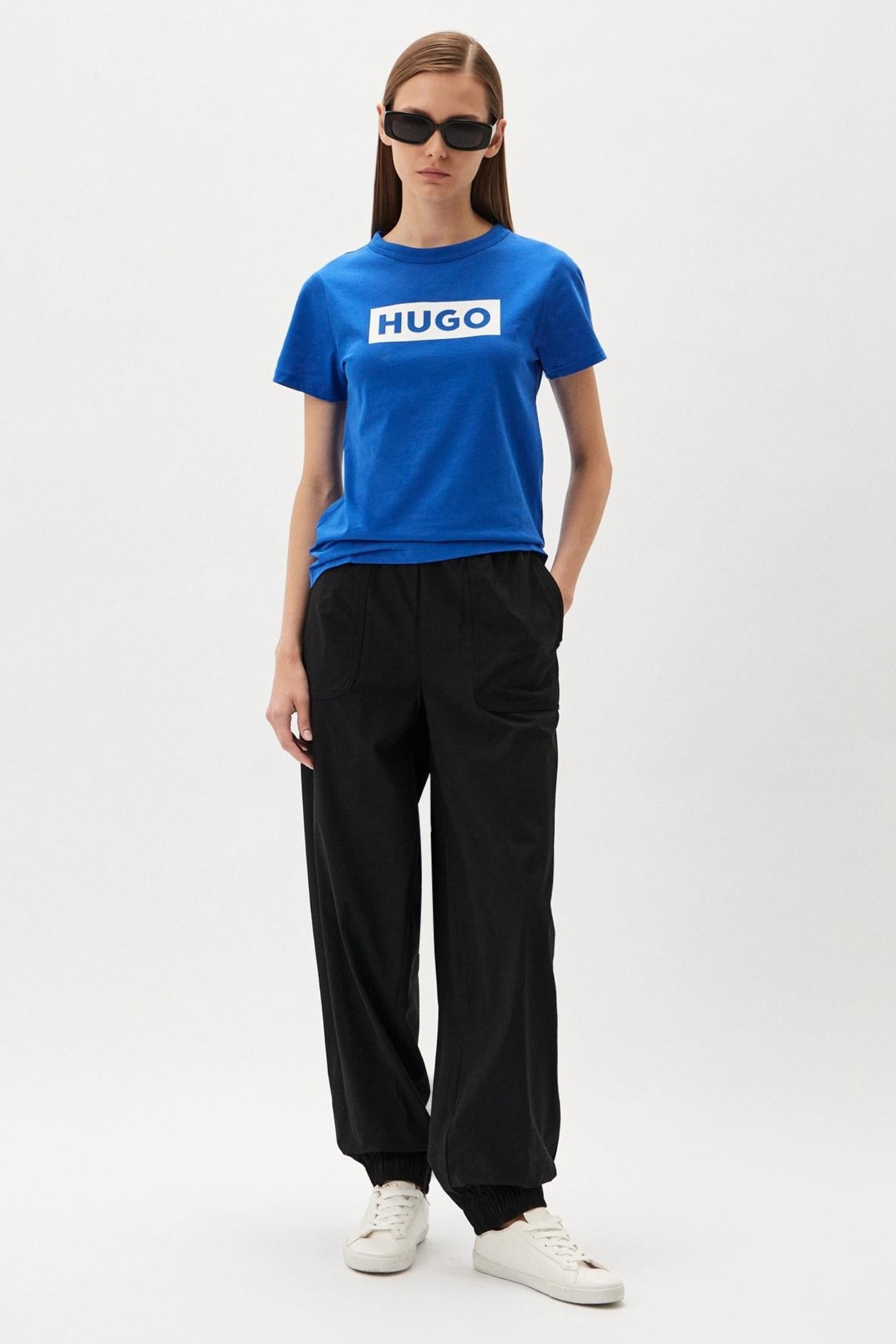 Женские черные джоггеры HUGO BLUE 50511334;001