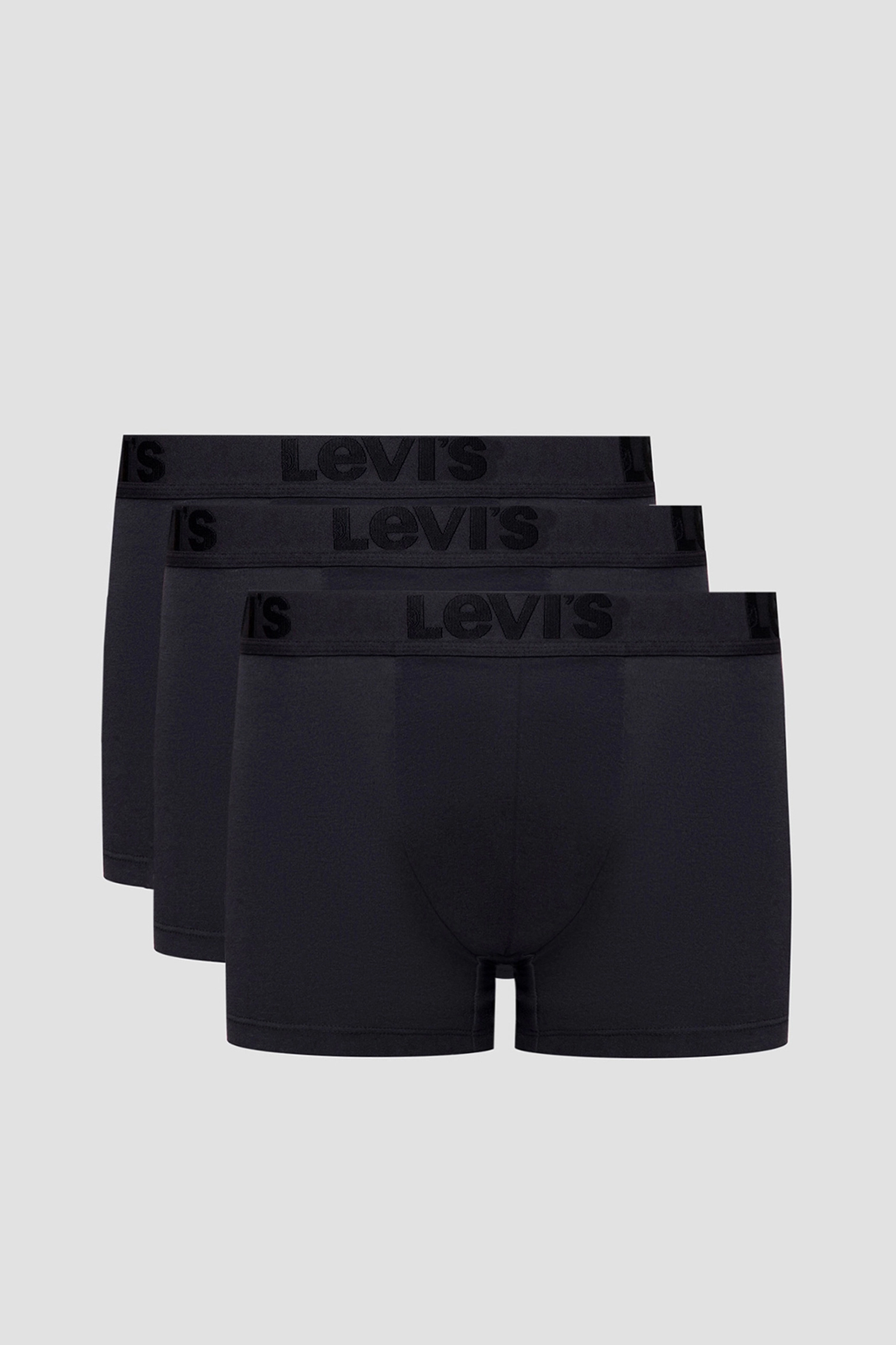 Мужские черные боксеры (3 шт) Levi’s® 905045001;001