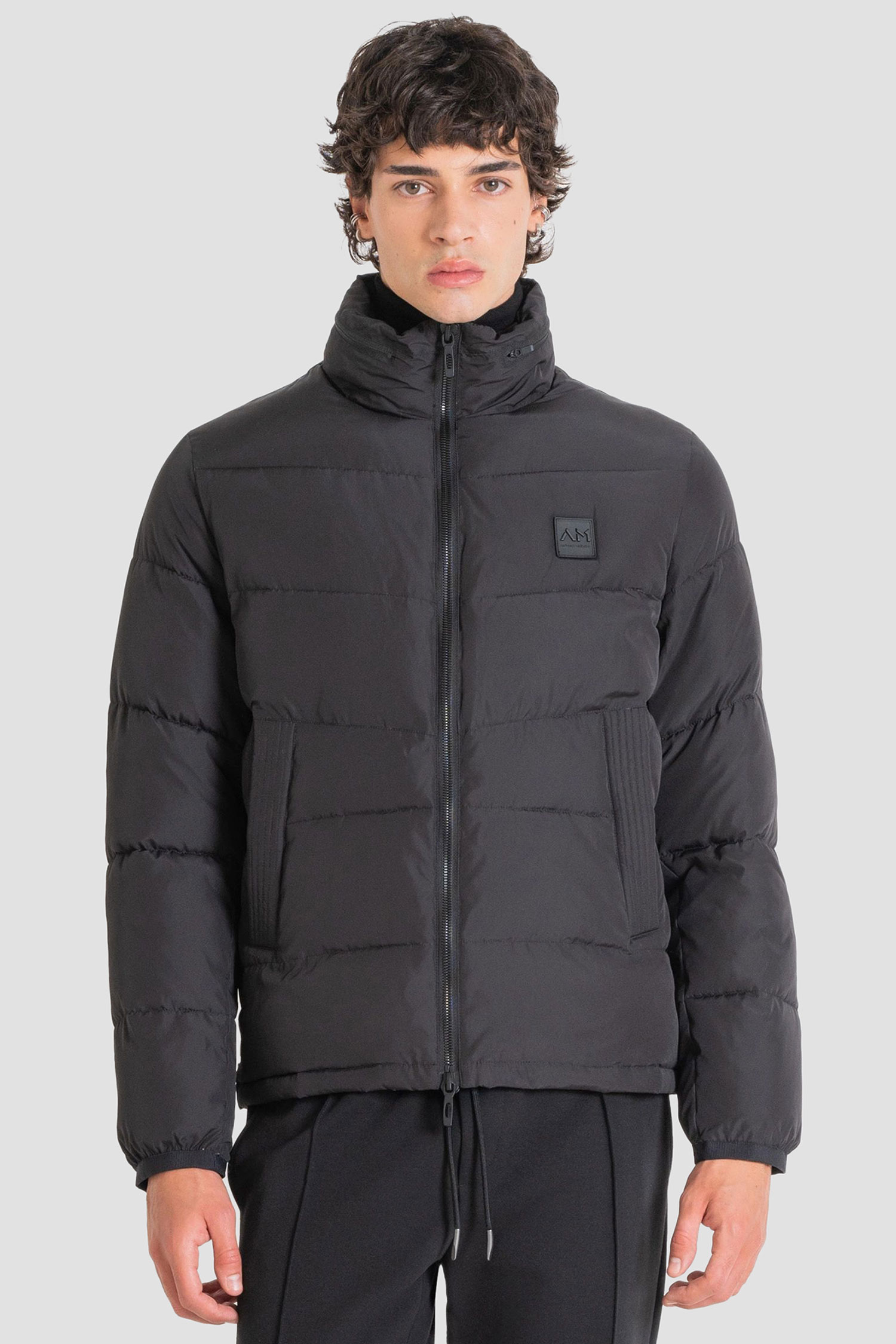 Мужская черная куртка Antony Morato MMCO00907.FA600243;9000