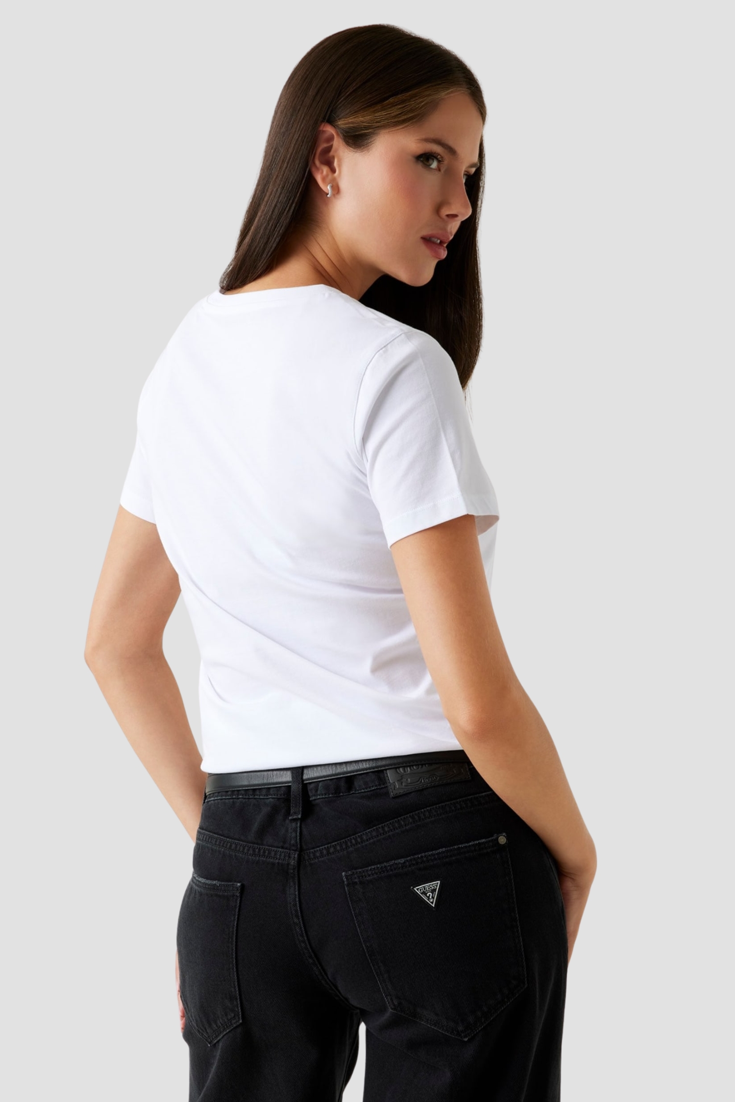Жіноча біла футболка Guess W5BI18.I3Z14;G011