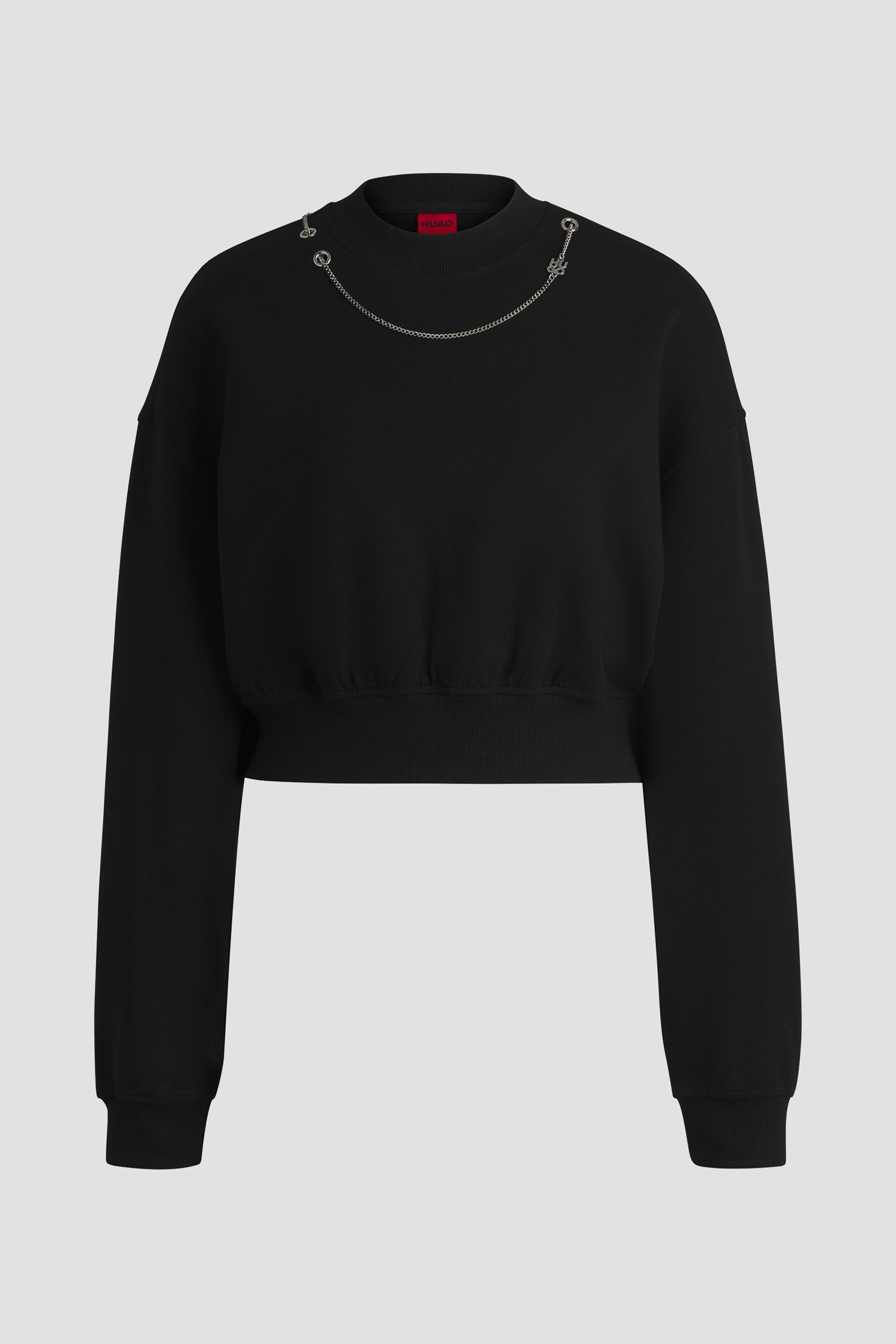 Женский черный свитшот HUGO 50530446;001