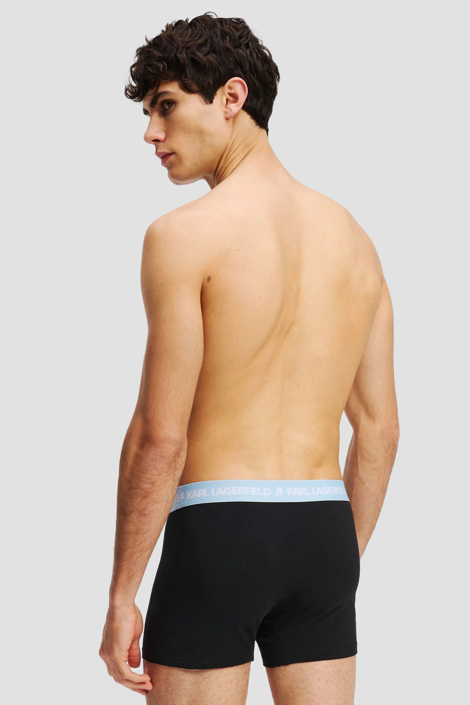 Мужские черные боксеры (3 шт) Karl Lagerfeld A1M47021;2CE