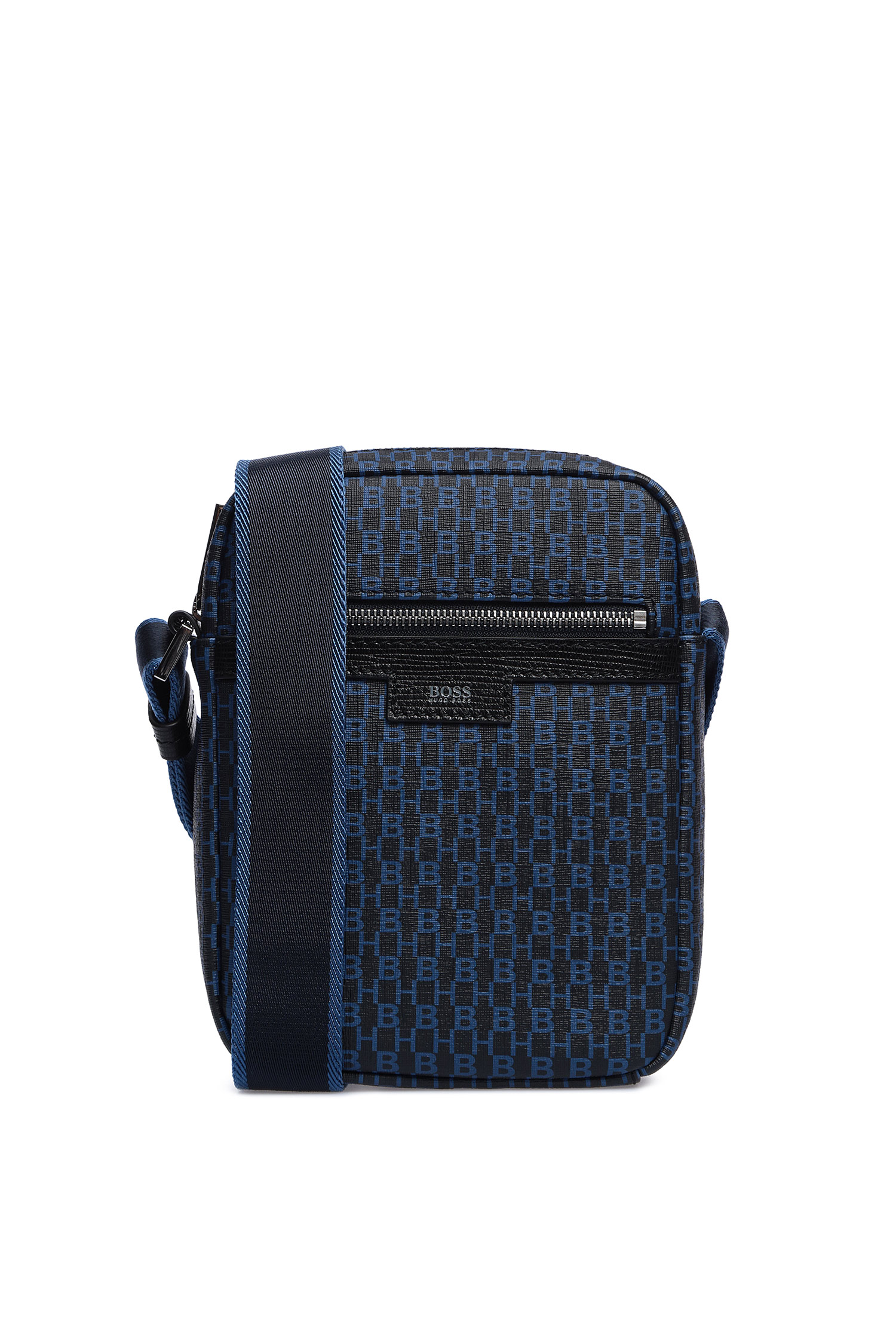 Мужская синяя сумка через плечо BOSS 50419019;409