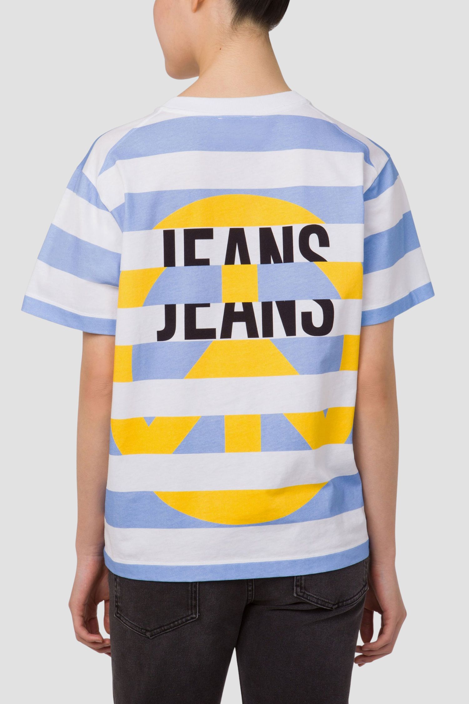 Жіноча футболка у смужку Moschino J0716.8236;2888