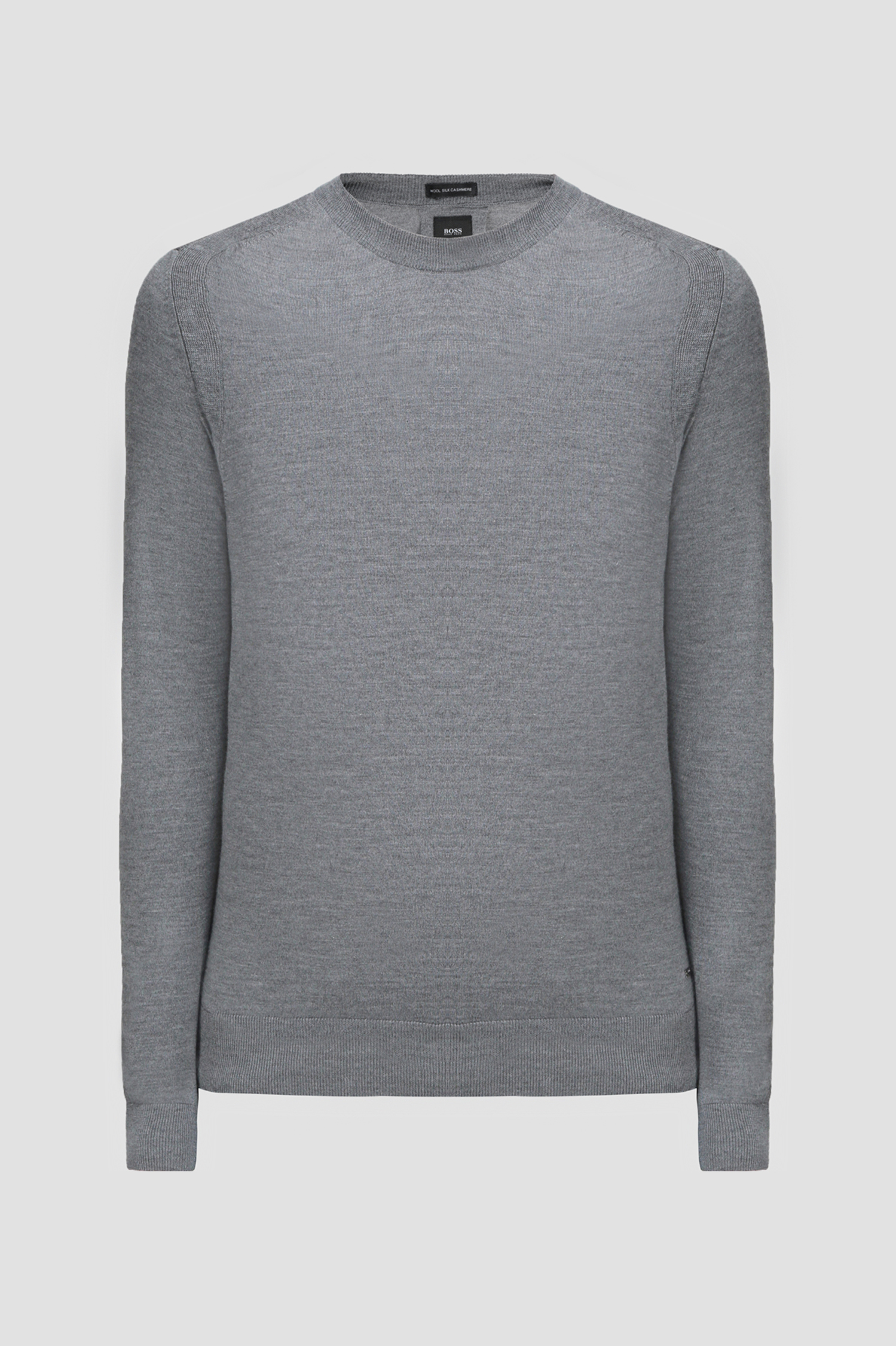 Мужской серый шерстяной джемпер BOSS 50457742;030