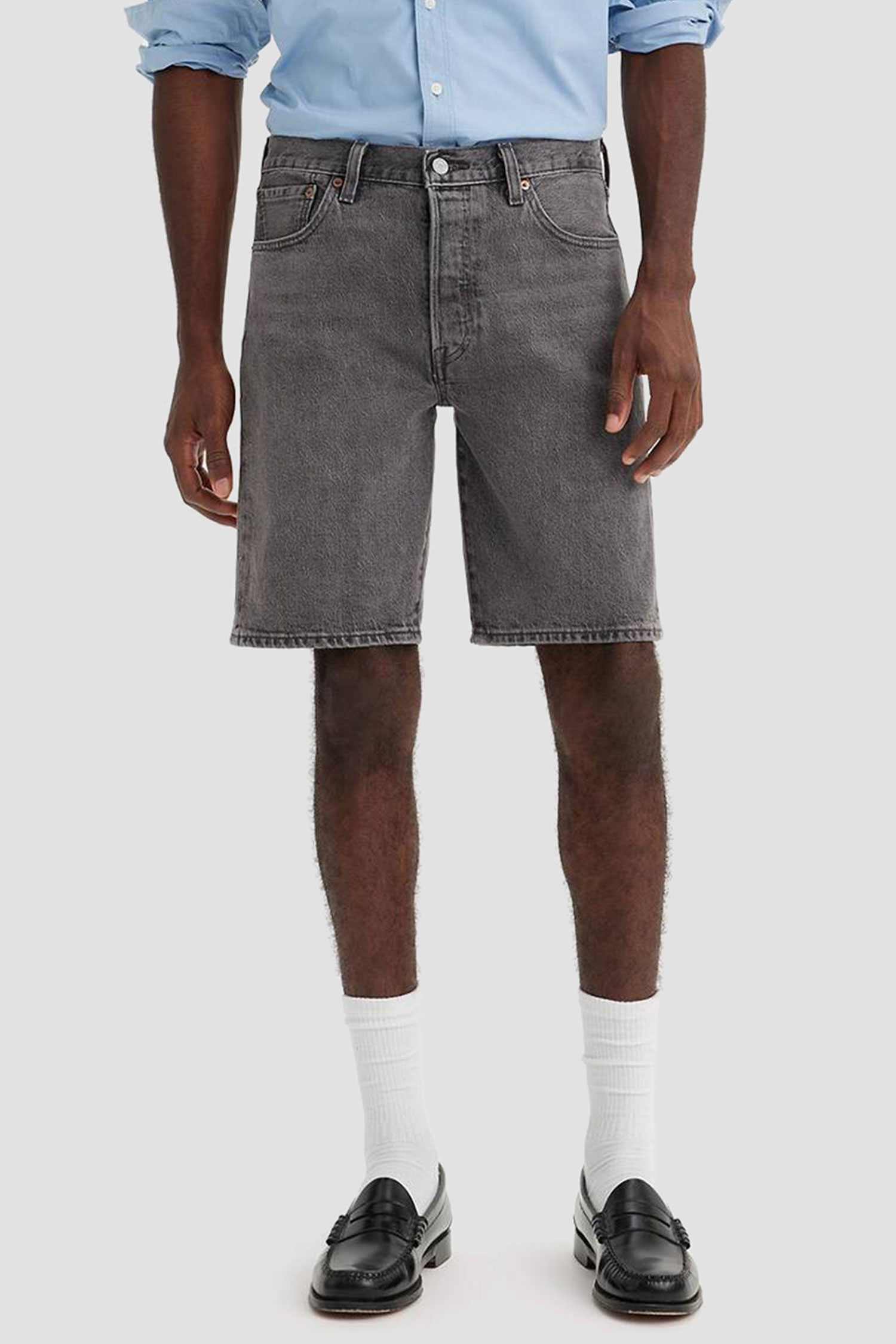 Мужские серые джинсовые шорты 501® Original Levi’s® 36512;0225