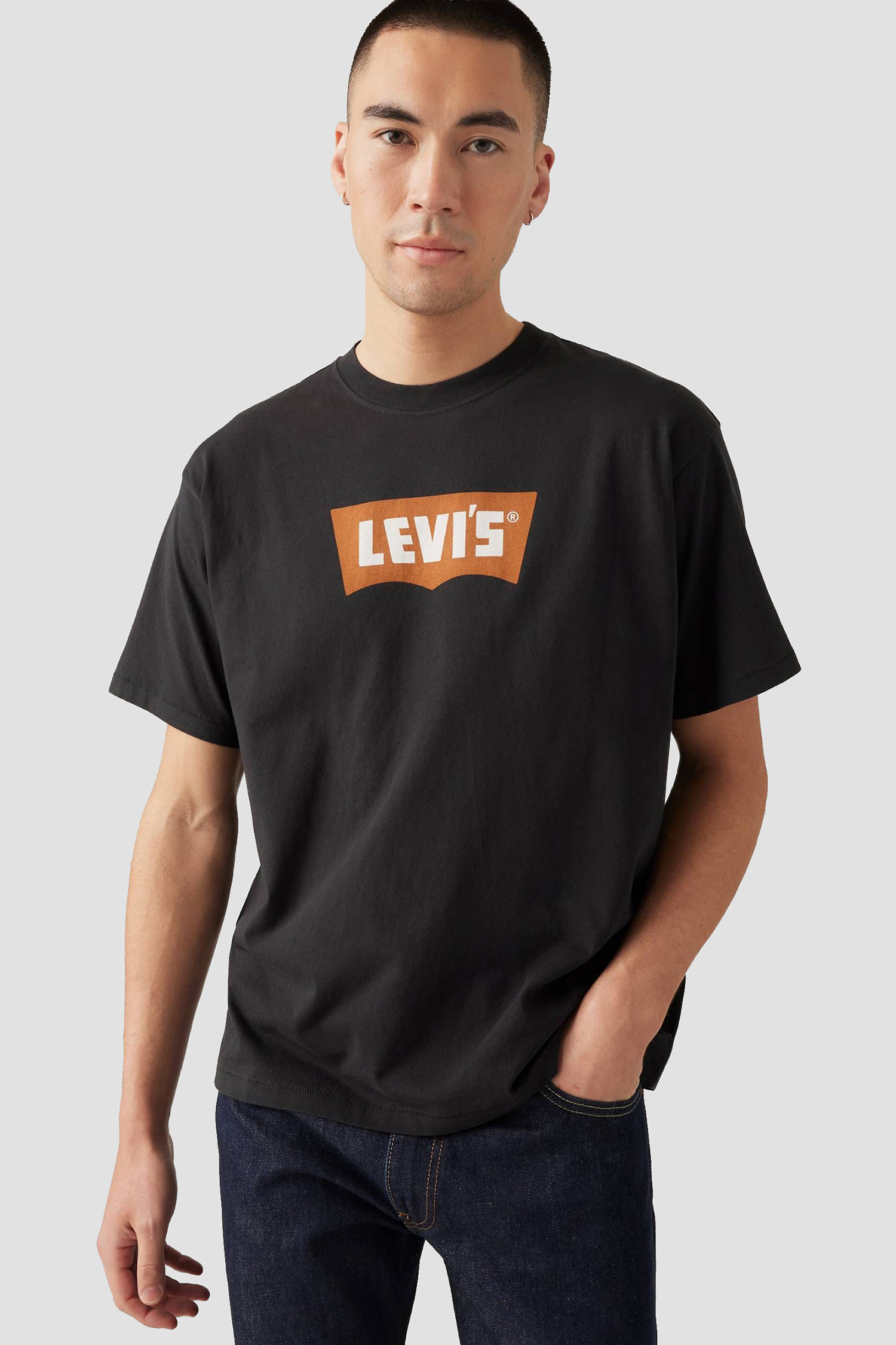 Мужская черная футболка Levi’s® 000RY;0004