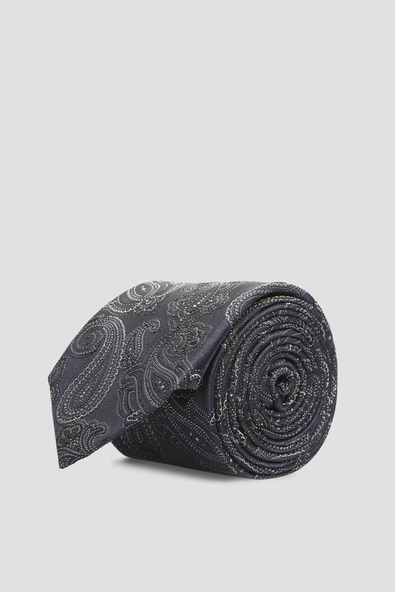 Чоловіча синя шовкова краватка з візерунком Karl Lagerfeld 582169.805100;691