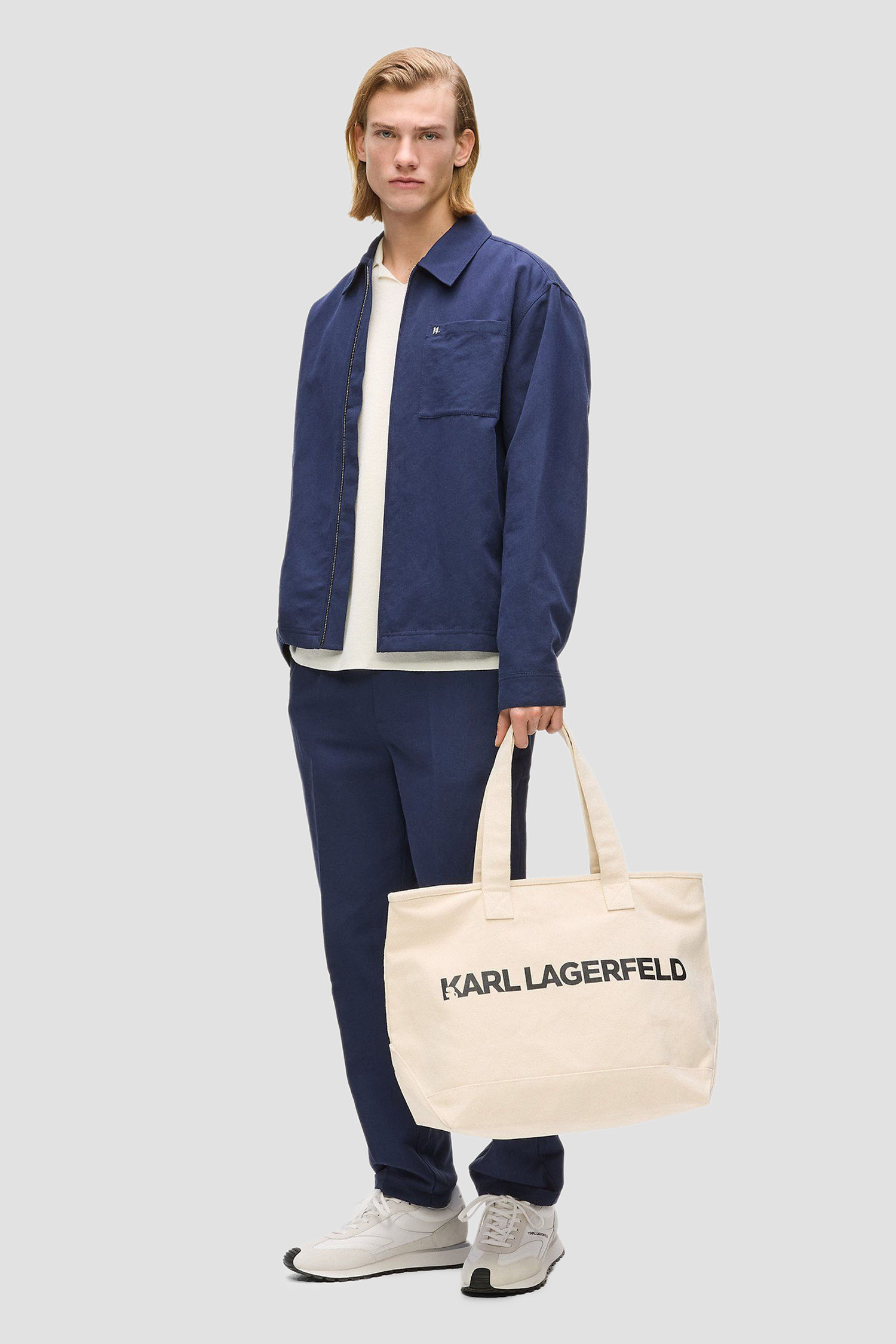 Чоловічий бежевий шопер Karl Lagerfeld B2M50100;106