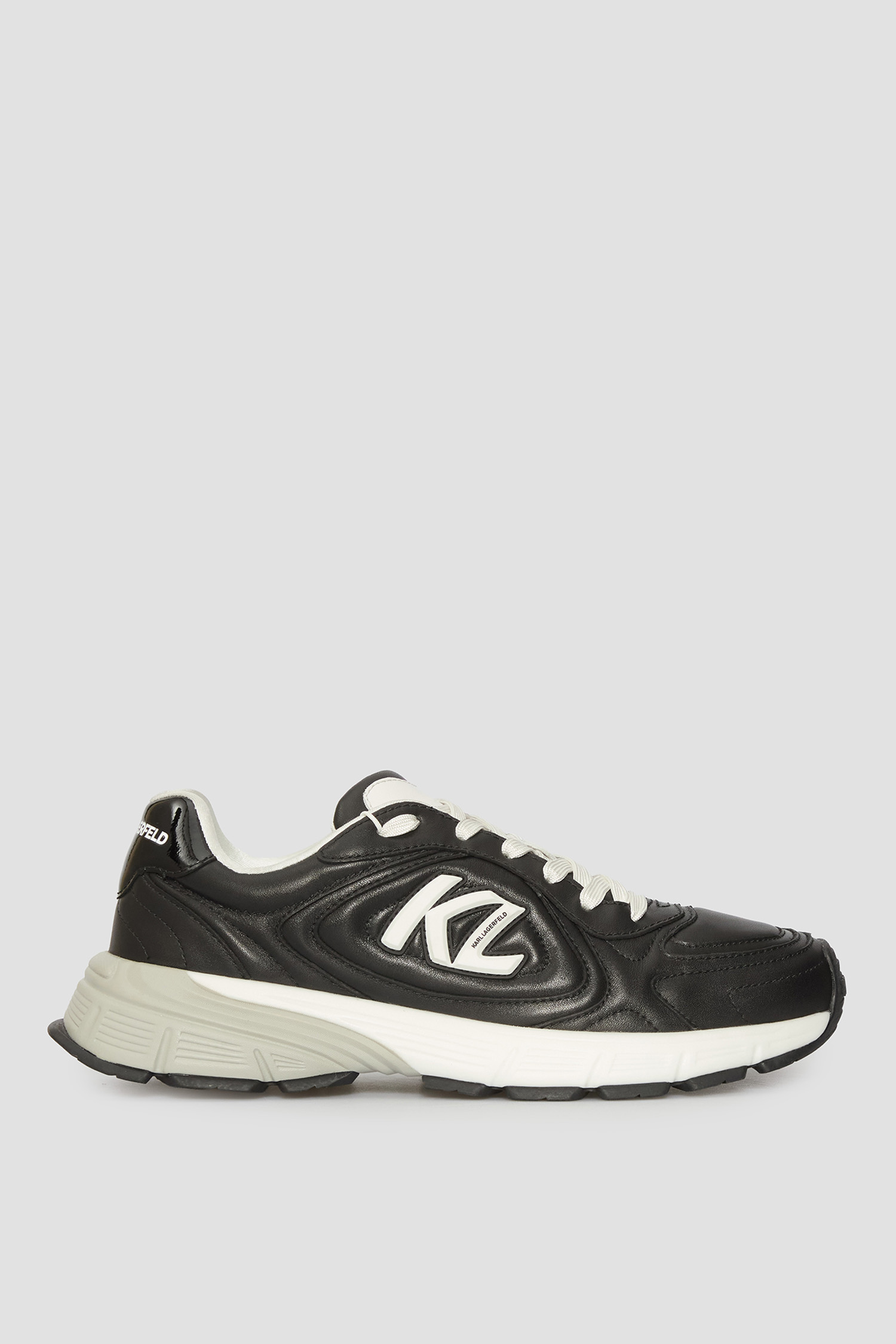 Чоловічі чорні шкіряні кросівки Karl Lagerfeld 553470.855040;990