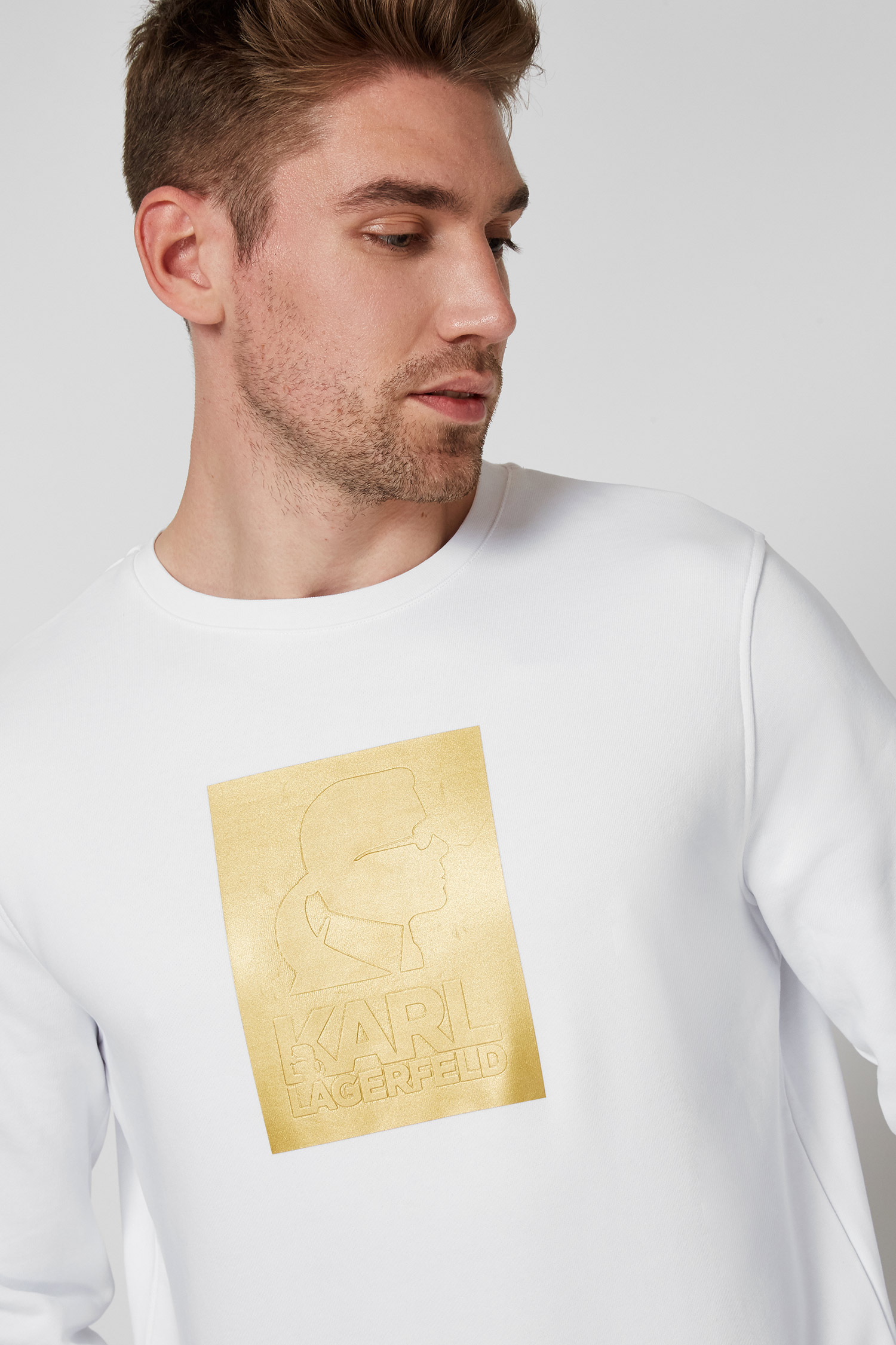 Чоловічий білий світшот Karl Lagerfeld 511900.705081;10