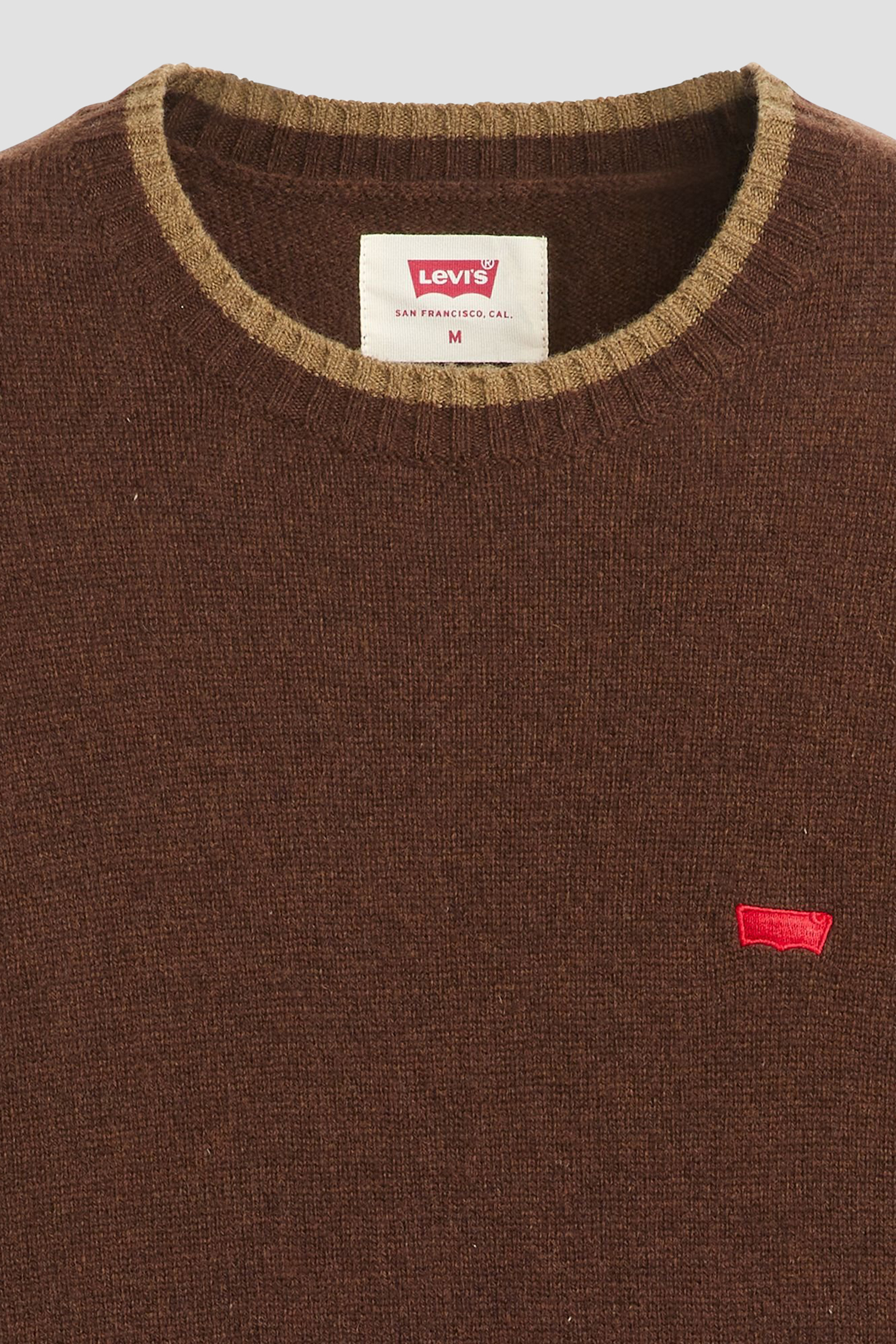 Мужской коричневый шерстяной джемпер Levi’s® A4320;0015