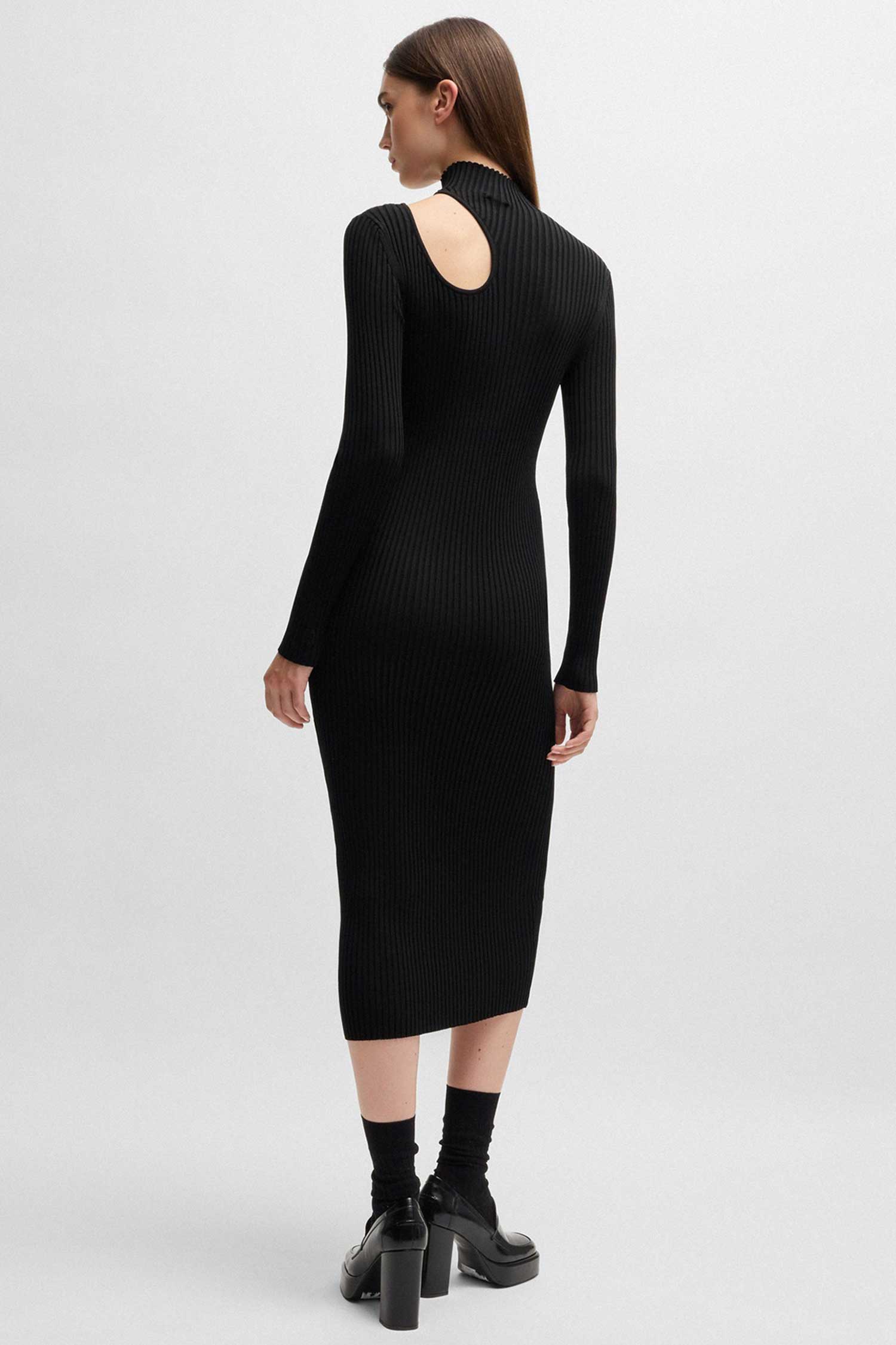 Женское черное платье HUGO 50522537;001