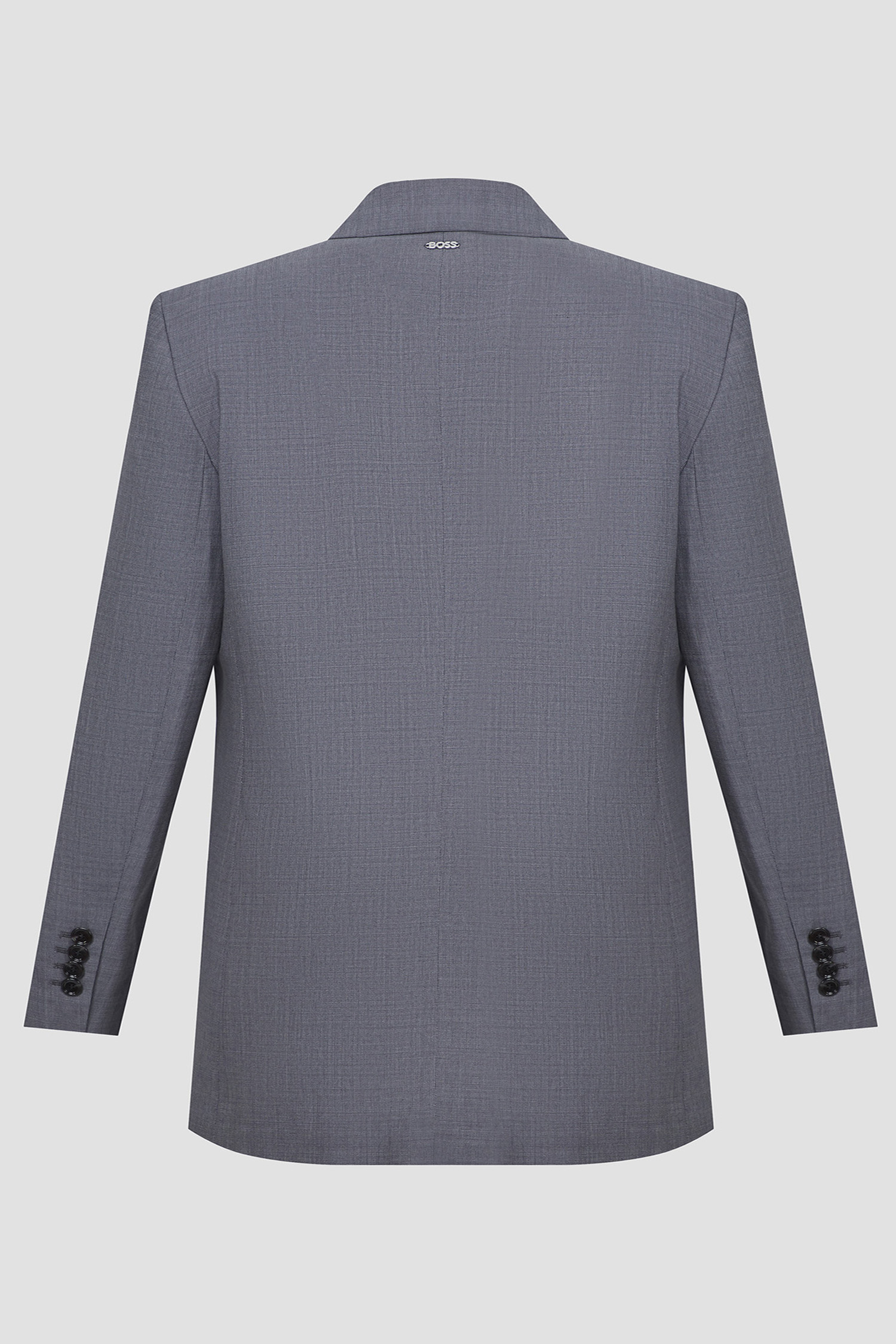 Женский серый шерстяной жакет BOSS 50505587;960