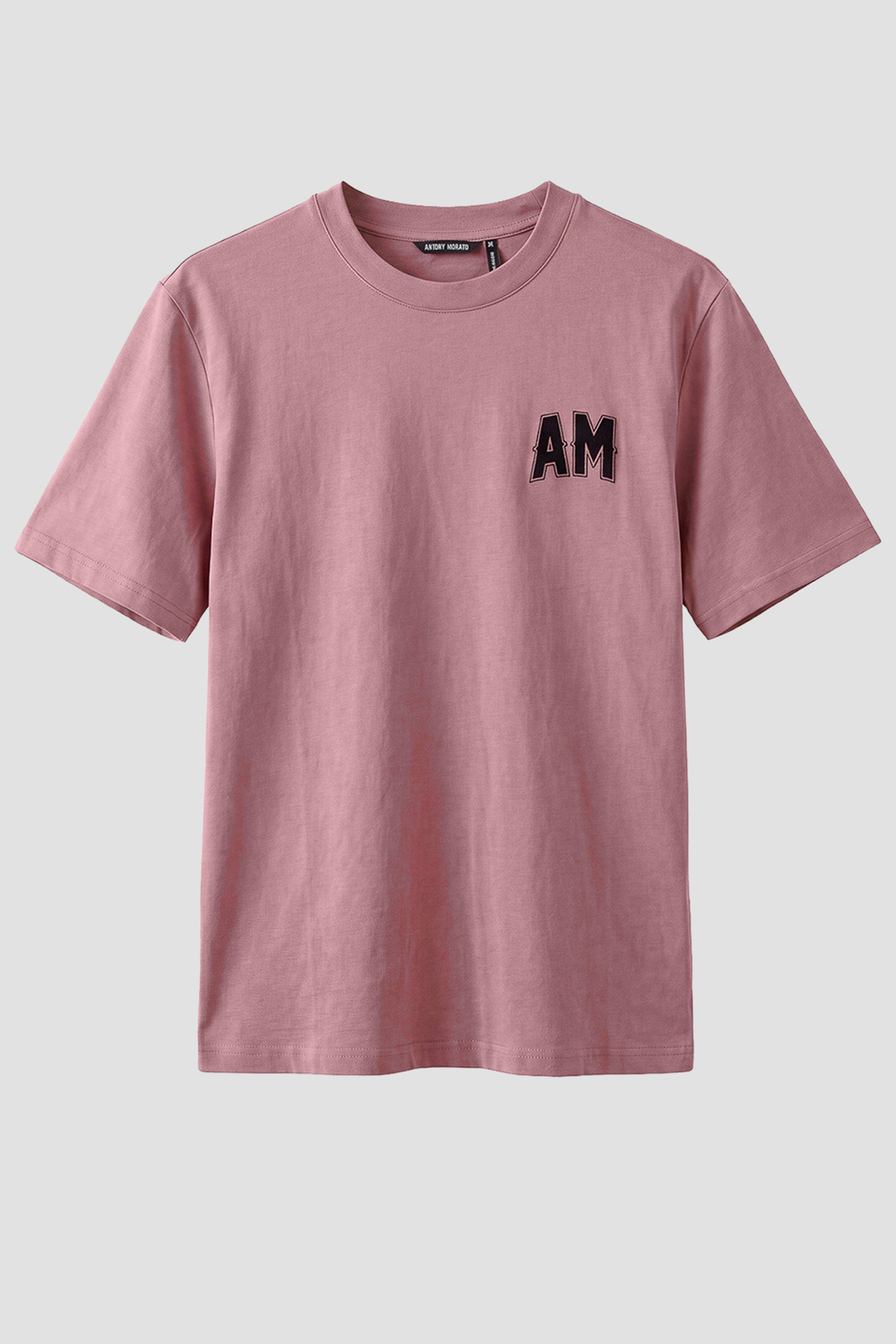 Мужская розовая футболка Antony Morato MMKS02688.FA100240;5111