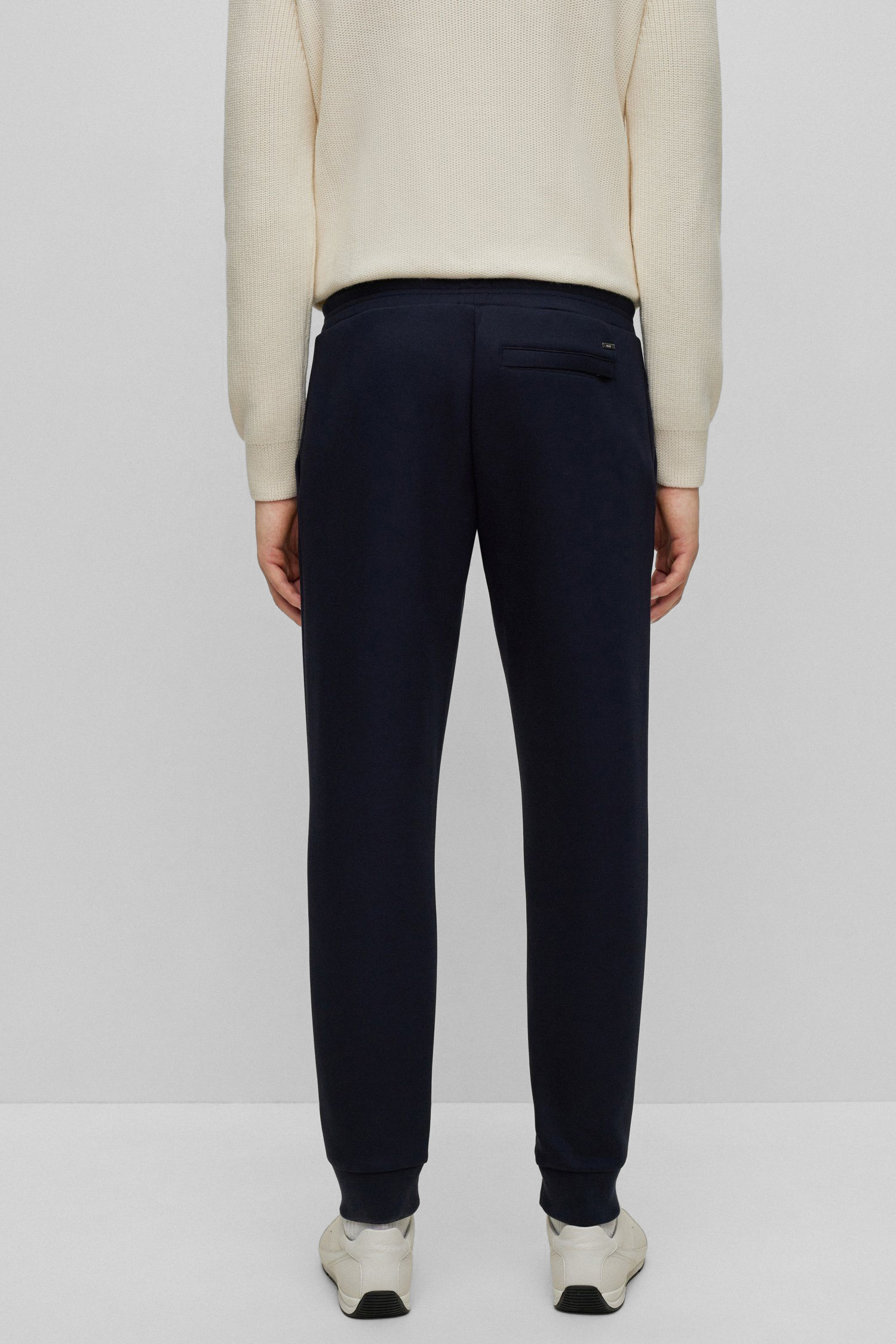 Чоловічі темно-сині спортивні штани BOSS 50477049;404