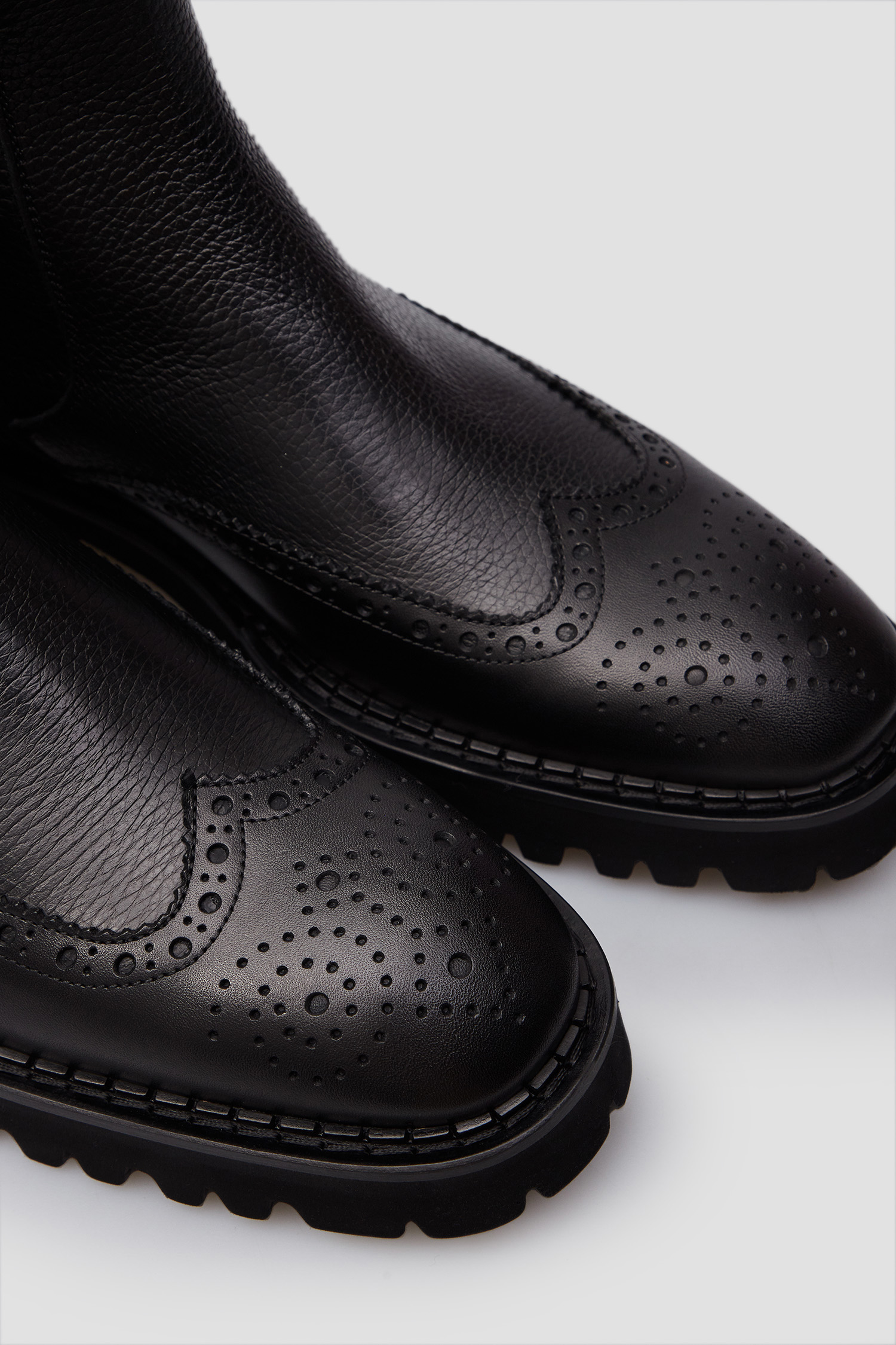 Чоловічі чорні шкіряні черевики BALDININI U5B008P1VICE;0000