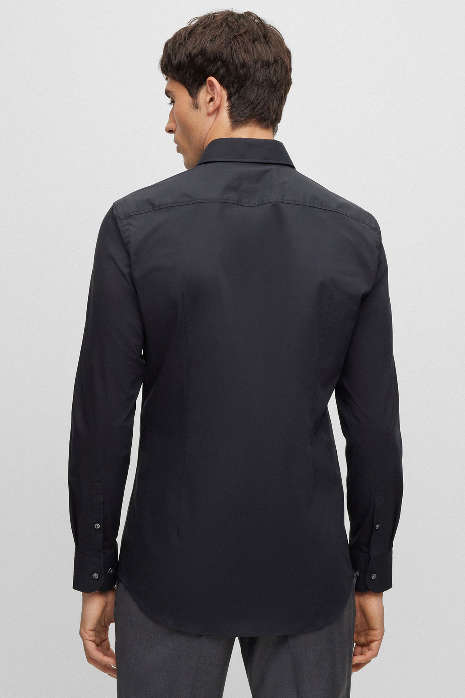 Мужская черная рубашка BOSS 50469345;001