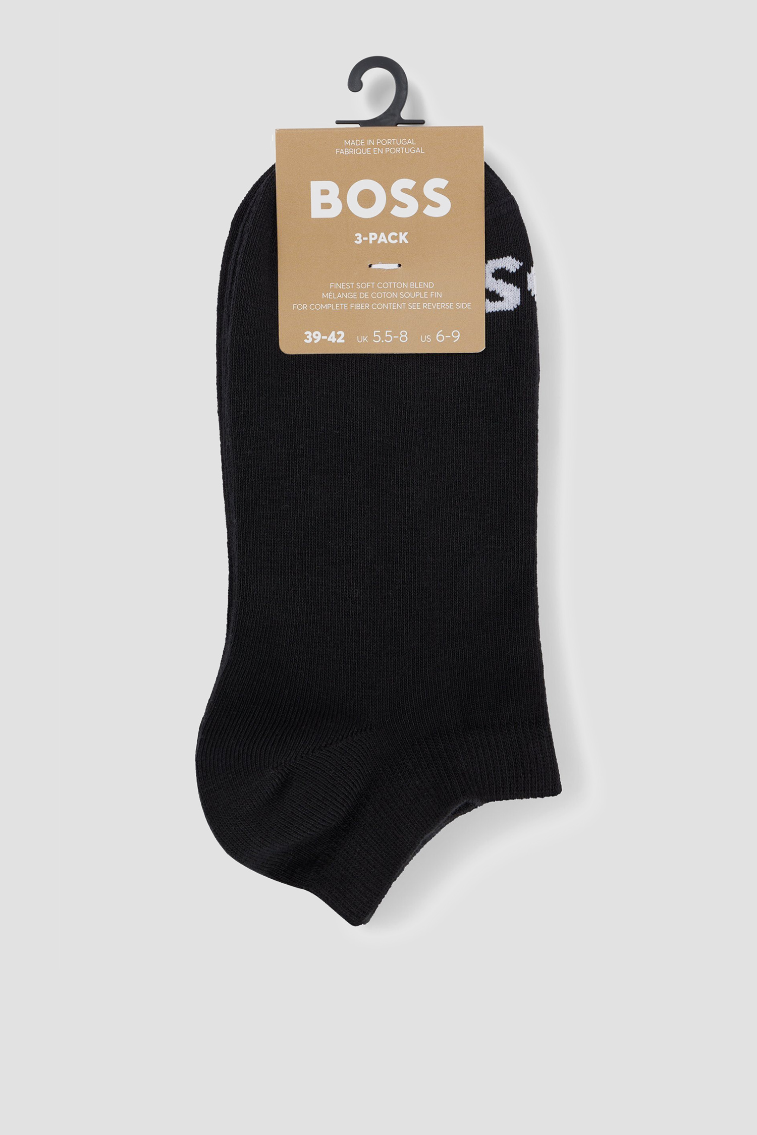 Жіночі чорні шкарпетки (3 пари) BOSS 50502073;001