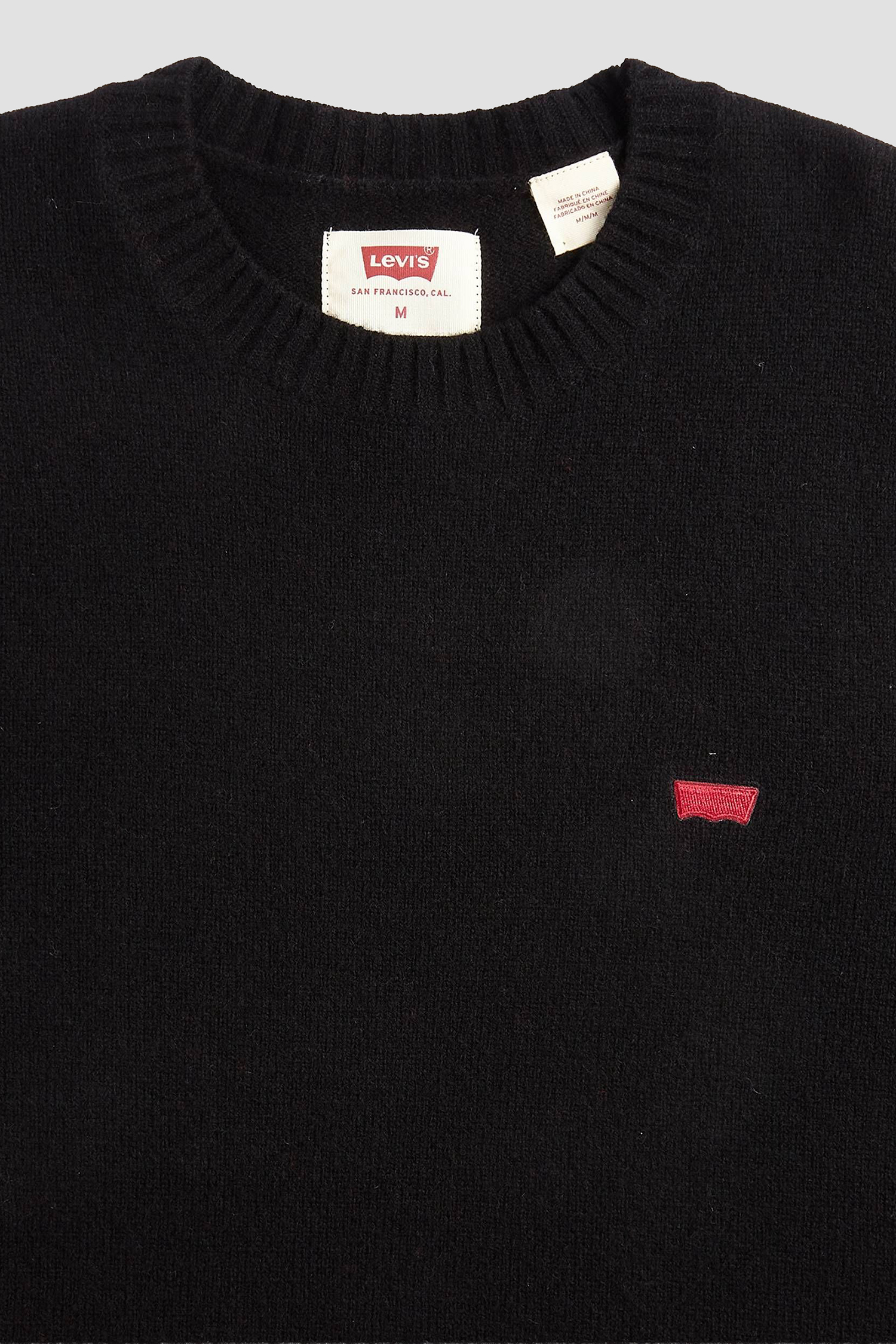 Чоловічий чорний вовняний джемпер Levi’s® A4320;0005