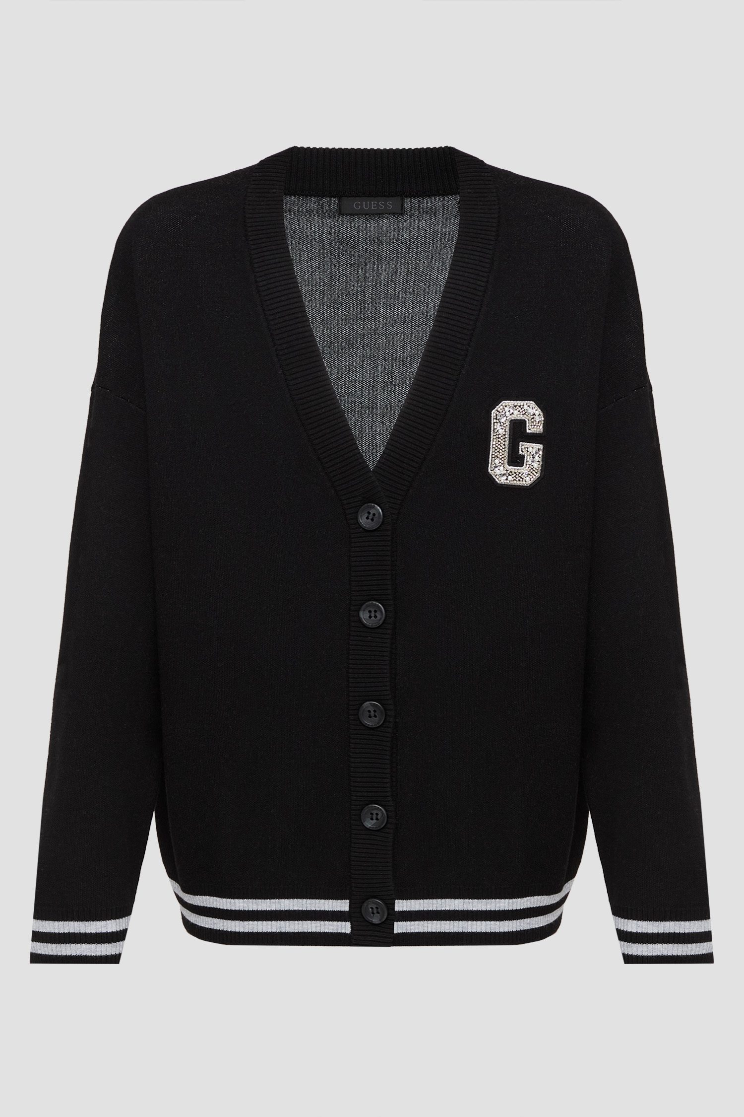 Жіночий чорний кардиган Guess W6RR43.Z3JD2;JBLK