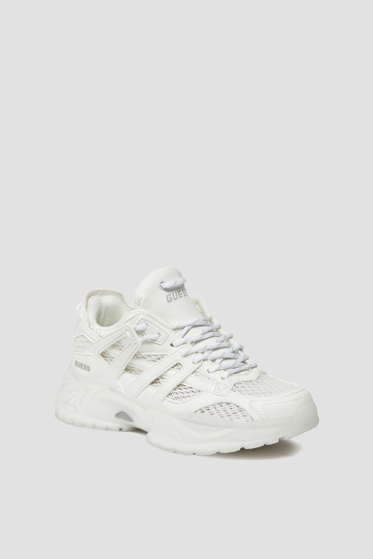Женские белые кроссовки Guess FLJBLL.ELE12;WHITE