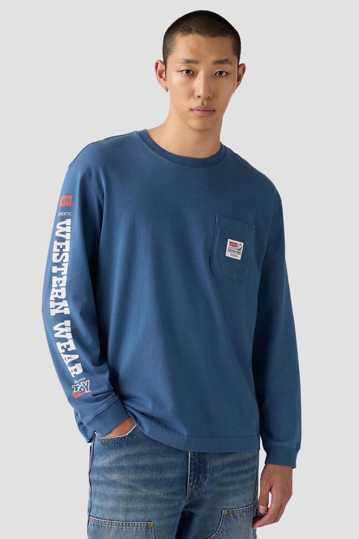Мужской синий лонгслив Levi's® x Toy Story Levi’s® 0034Q;0000