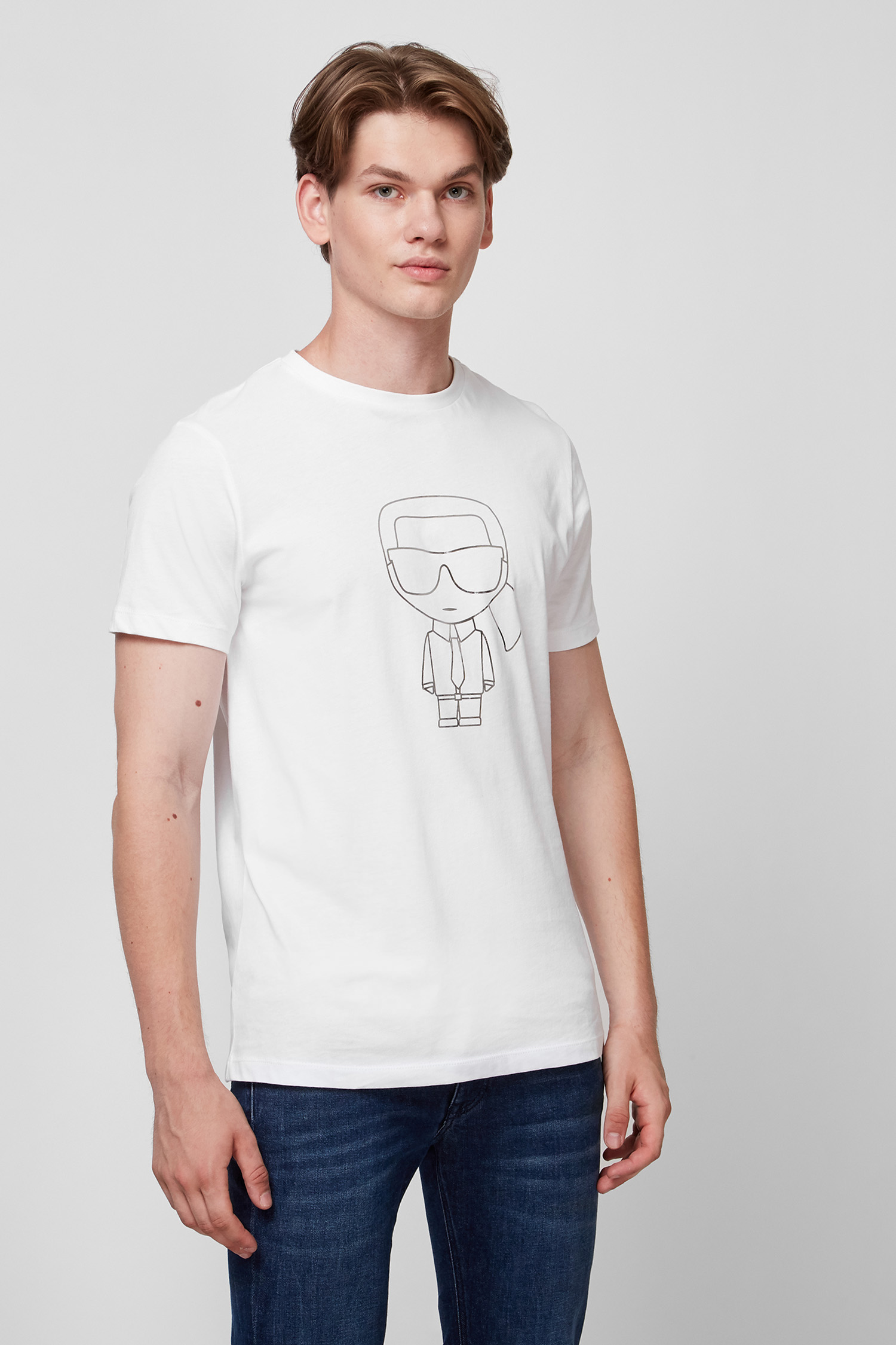 Біла футболка для хлопців Karl Lagerfeld 511224.755081;10