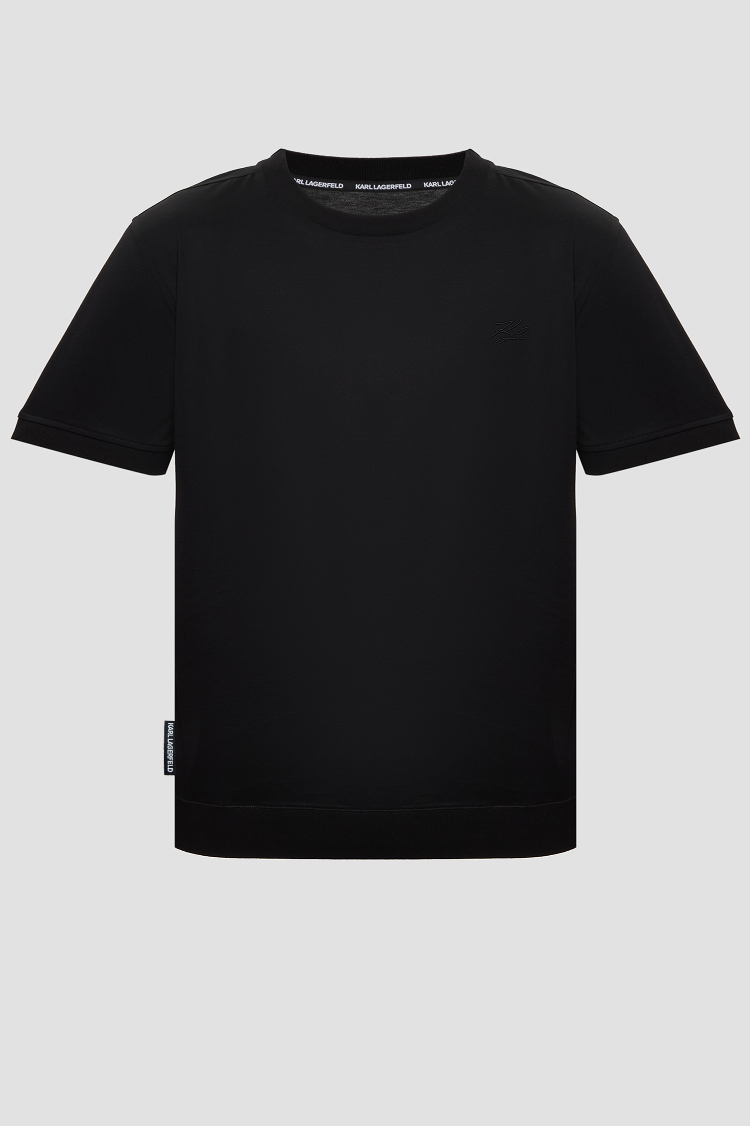 Чоловіча чорна футболка Karl Lagerfeld 552200.755000;990