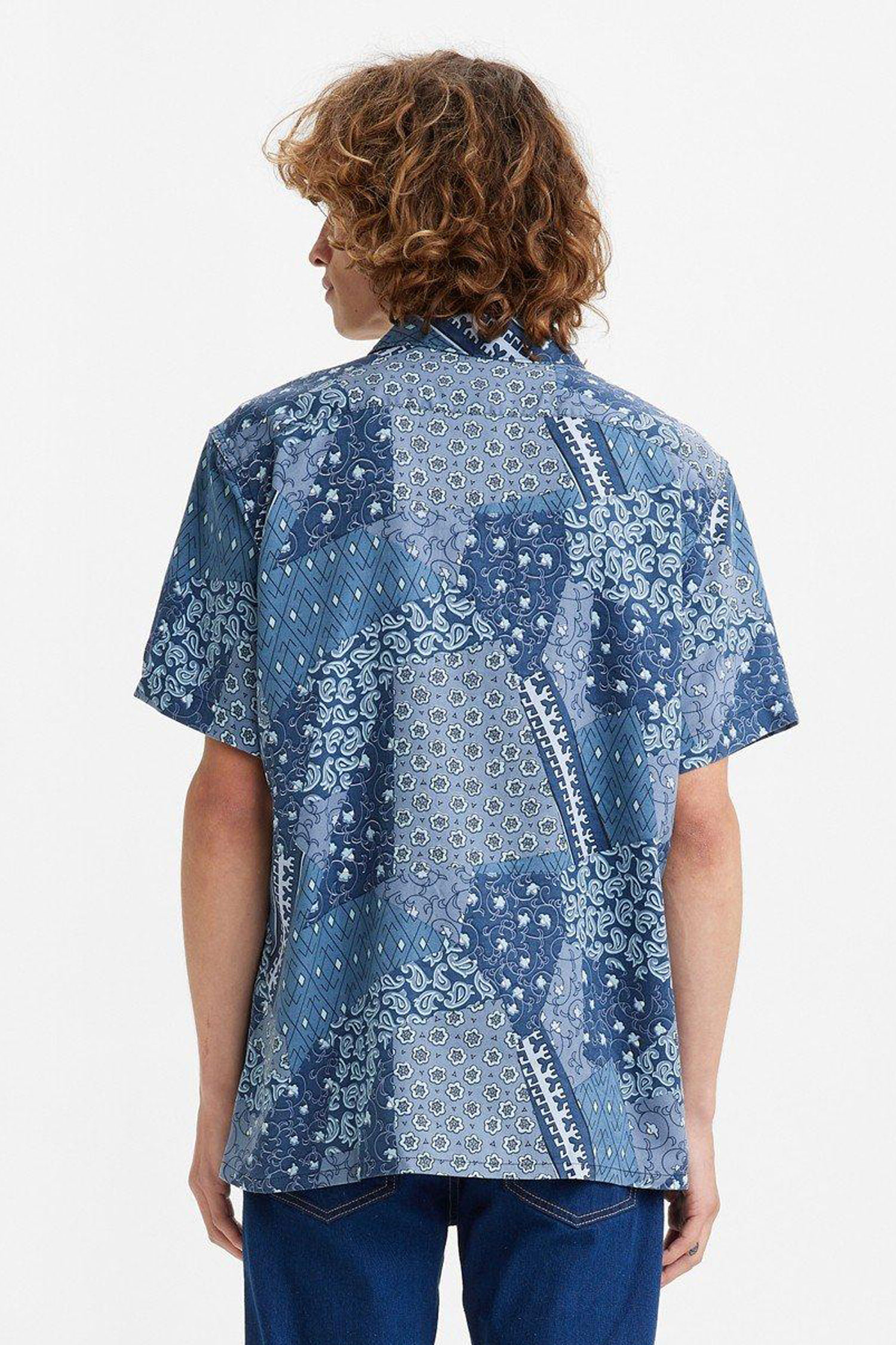 Чоловіча синя сорочка з візерунком Levi’s® 72625;0069