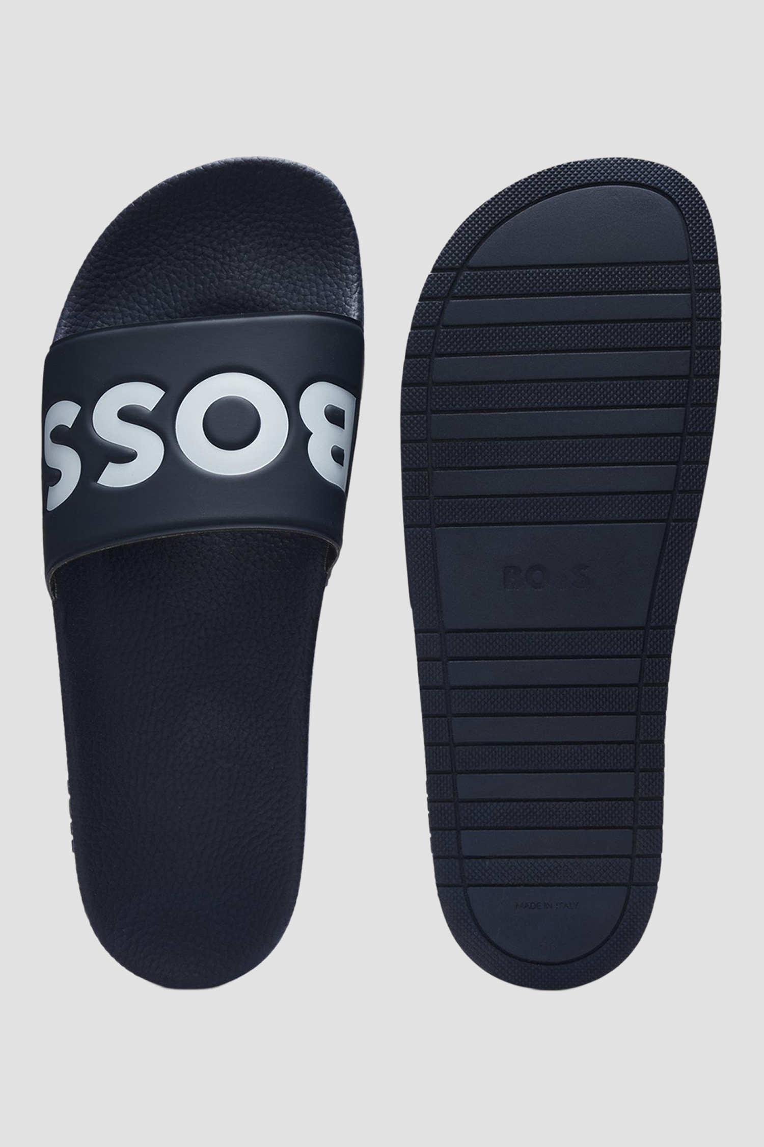 Чоловічі темно-сині слайдери BOSS 50536835;405