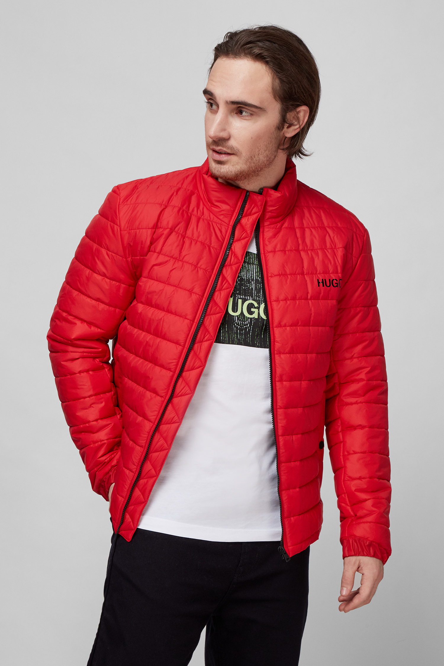 Чоловіча червона куртка HUGO 50470179;693