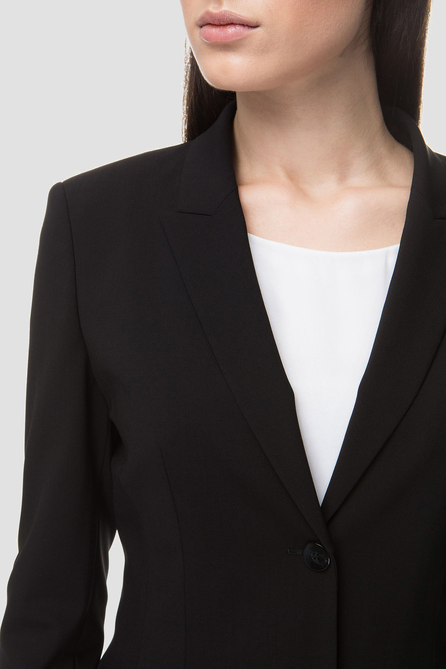 Женский черный жакет BOSS 50291853;001