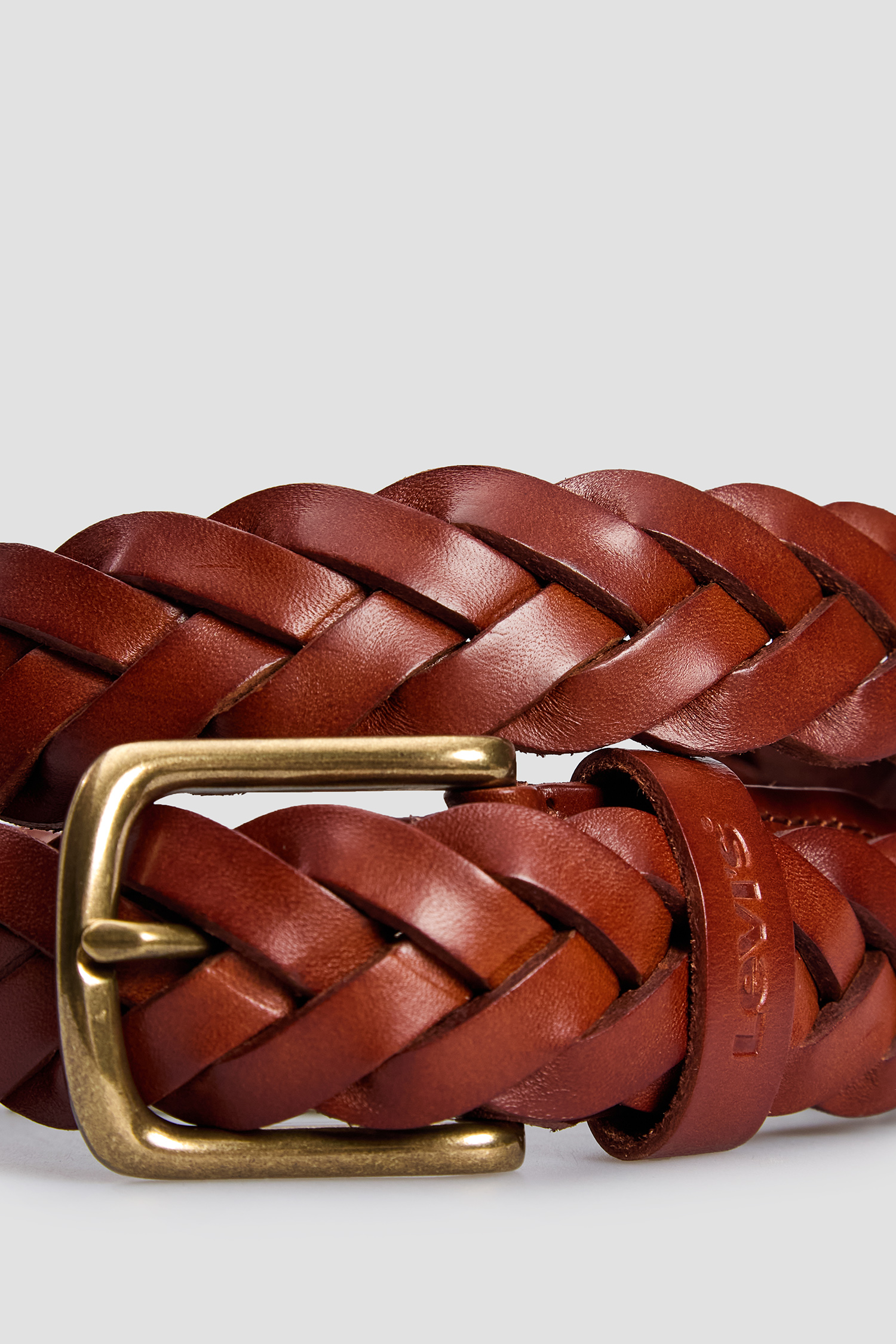 Коричневий шкіряний ремінь Levi’s® 235675;104.99