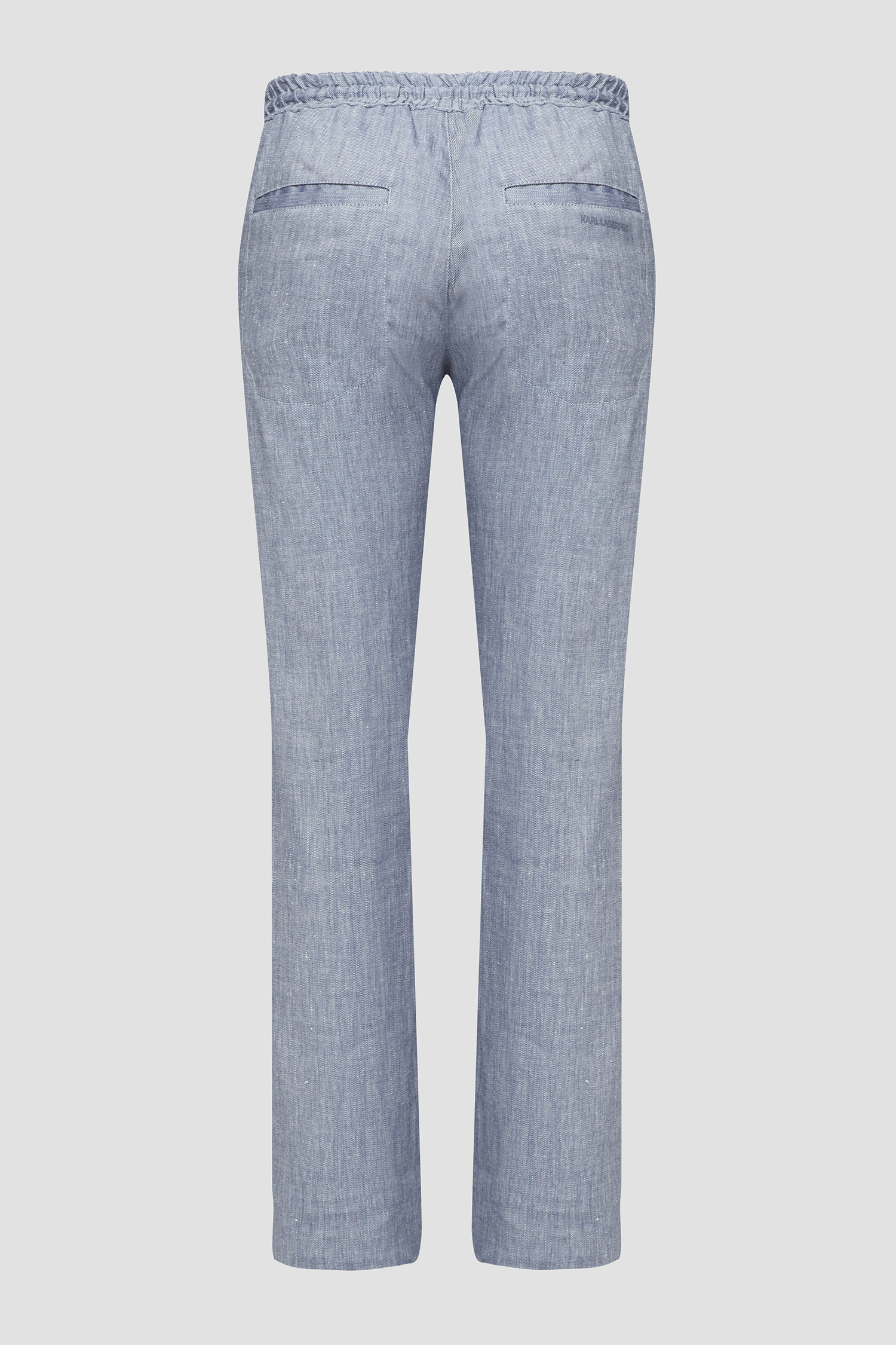 Мужские синие льняные брюки Karl Lagerfeld 532819.255815;690