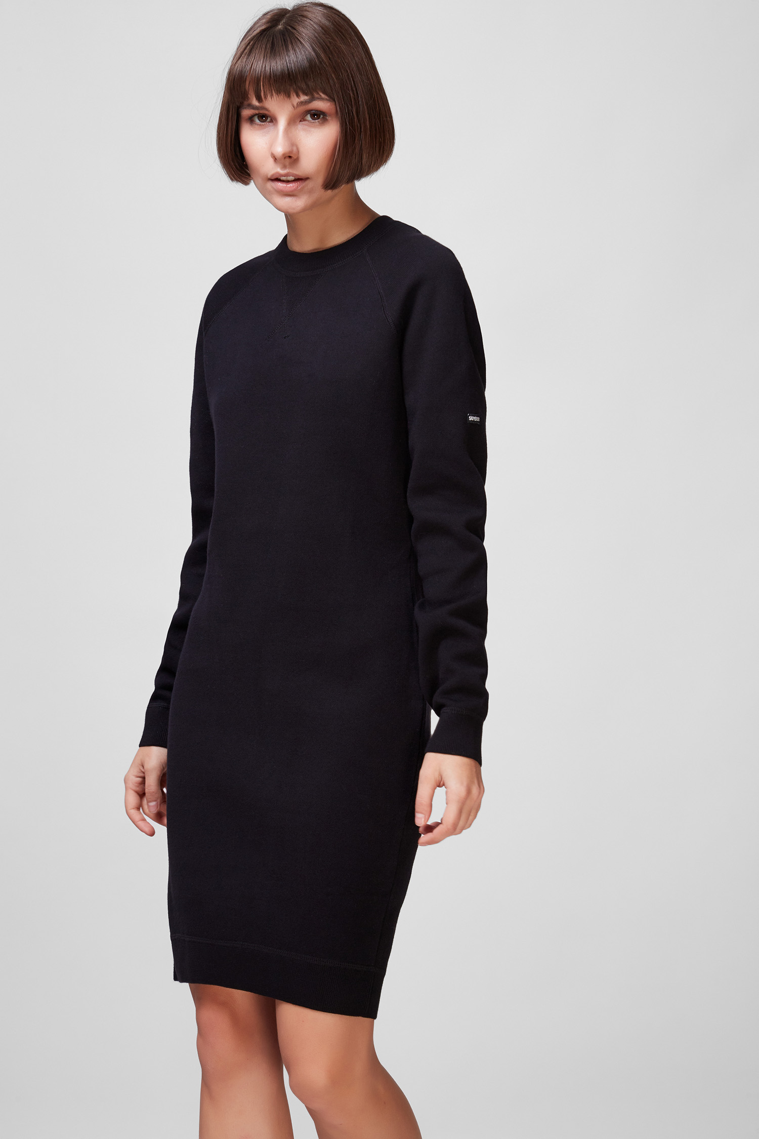 Женское черное платье SuperDry W8010926A;02A