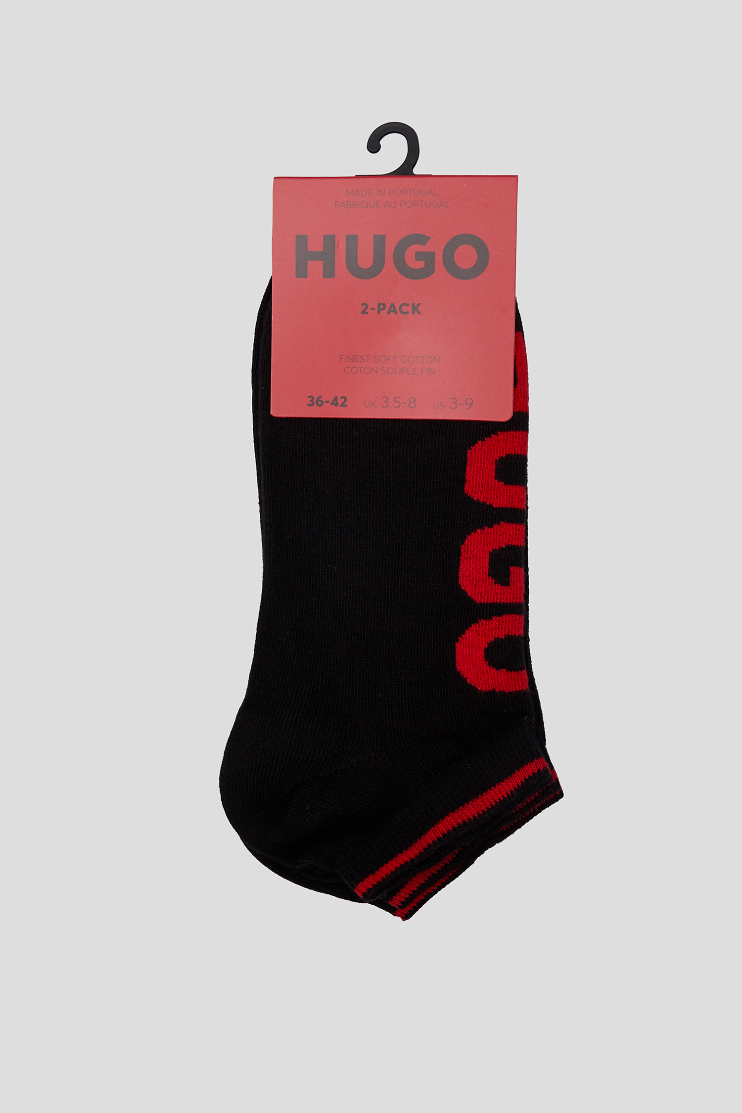 Жіночі чорні шкарпетки (2 пари) HUGO 50469274;001