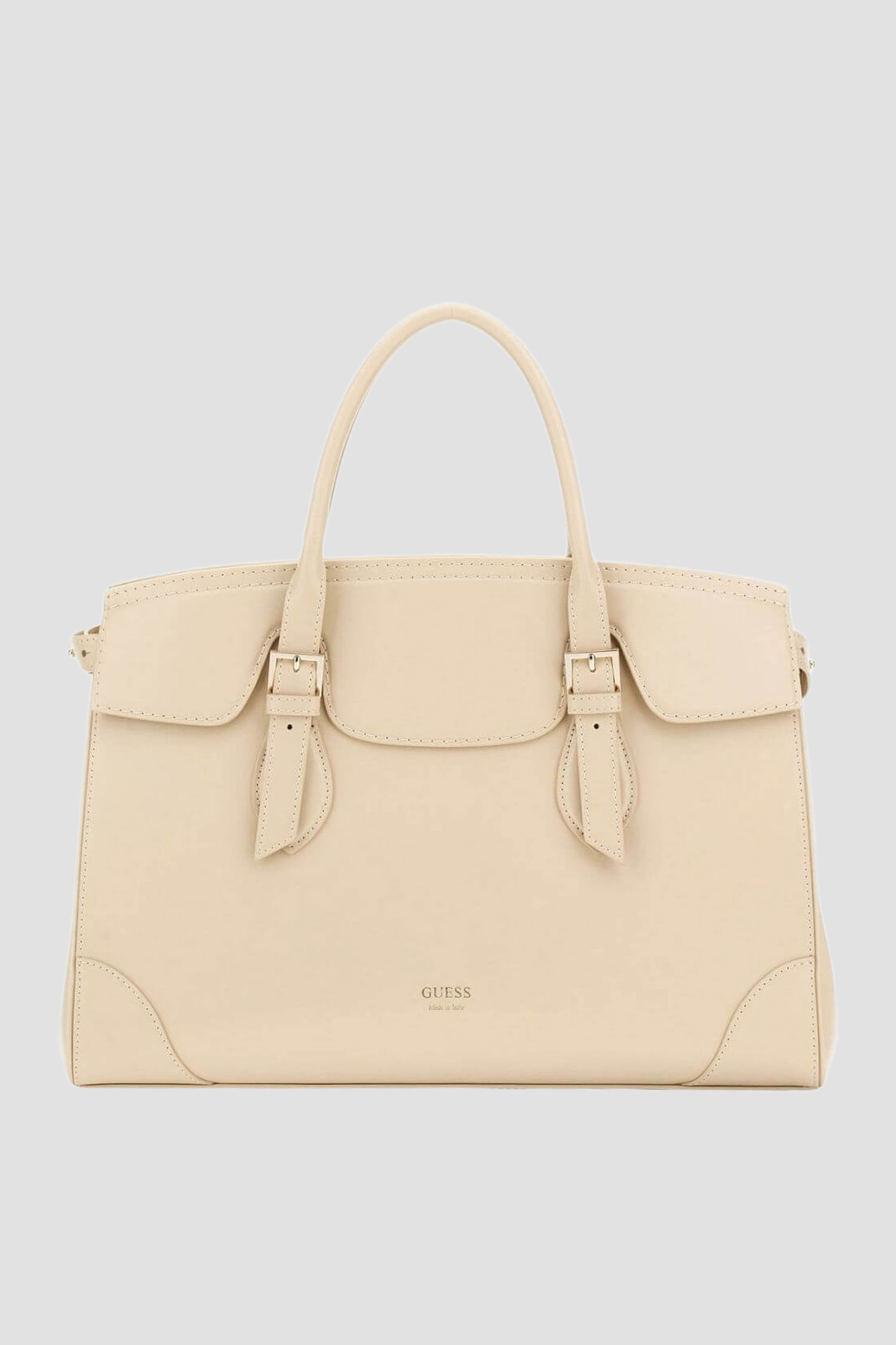 Жіноча бежева шкіряна сумка Guess HWDIAA.L4181;ECR