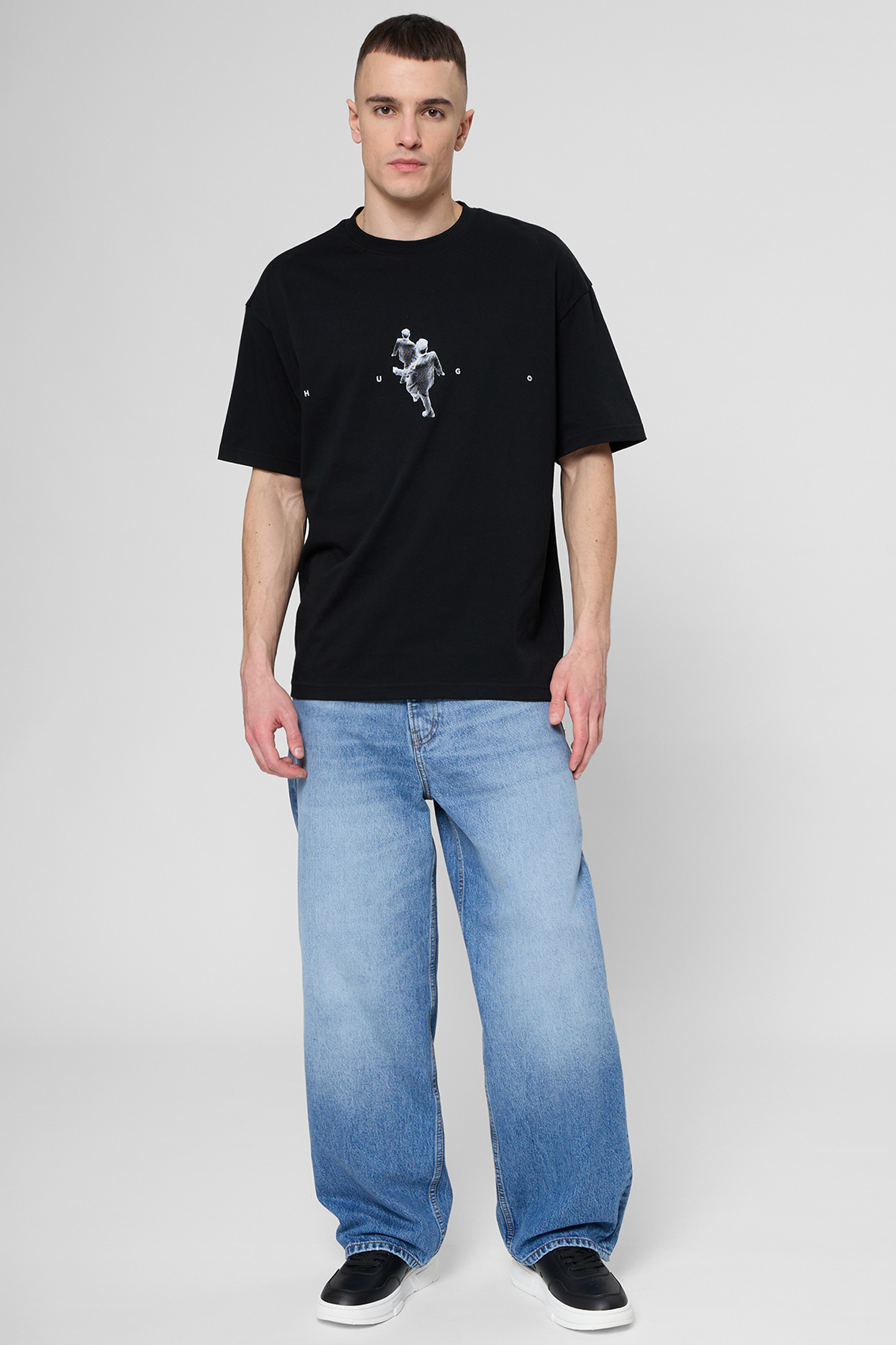 Чоловічі блакитні джинси HUGO 50555877;430