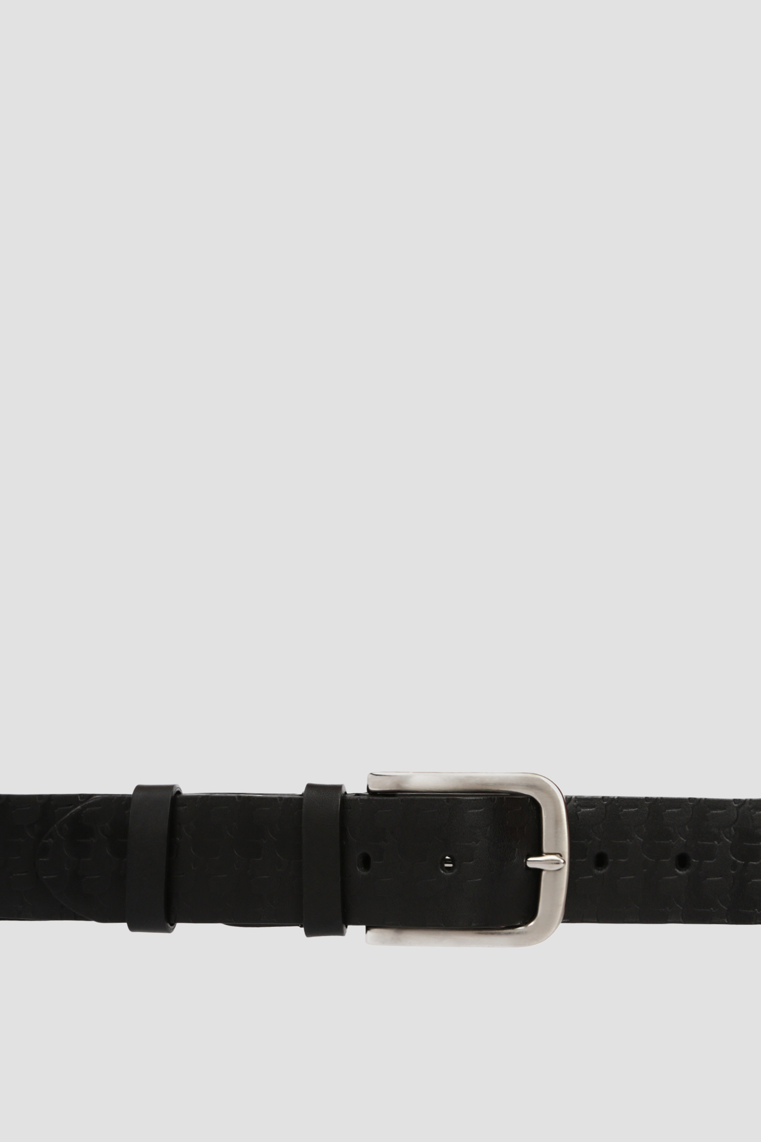 Мужской черный кожаный ремень Karl Lagerfeld 592459.815300;990