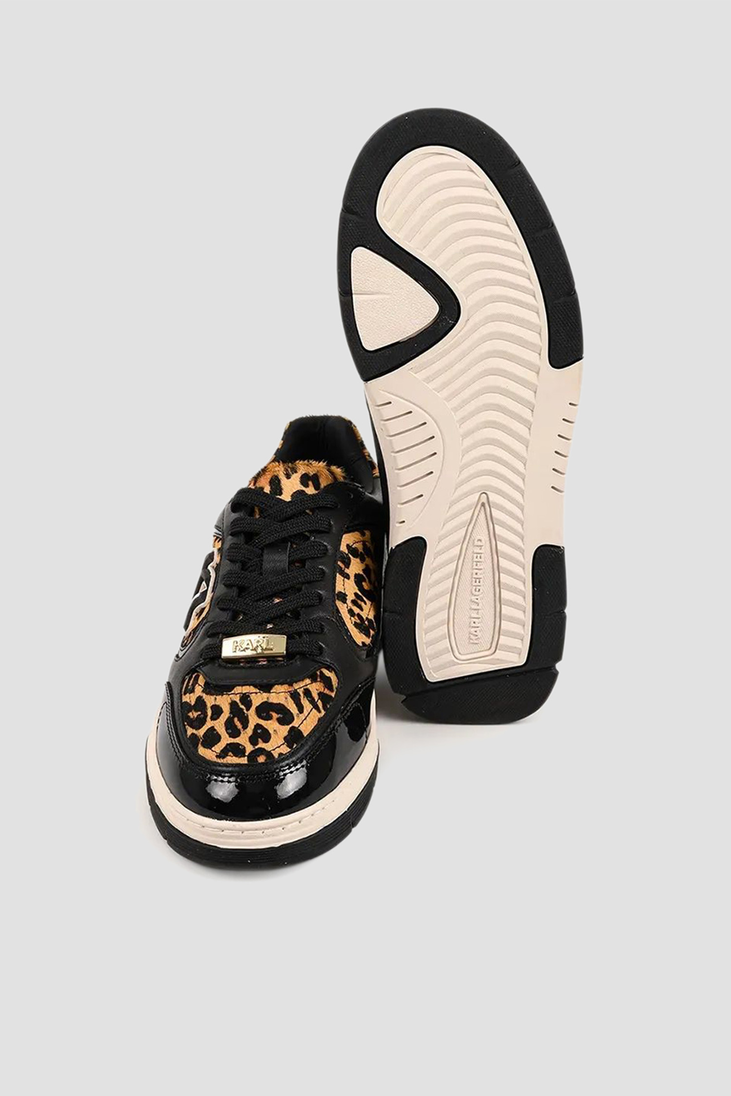 Жіночі шкіряні снікерси Karl Lagerfeld KL63026;402